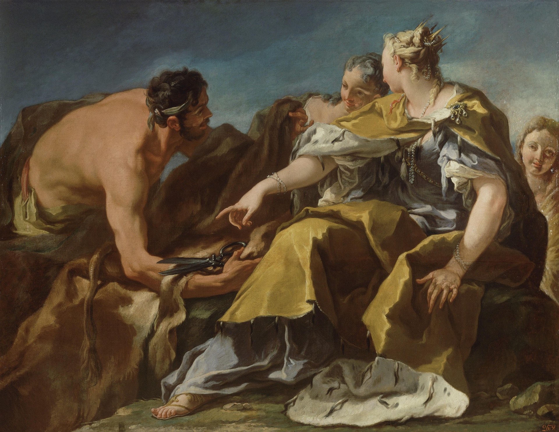 Dido Founding Carthage Giambattista Pittoni