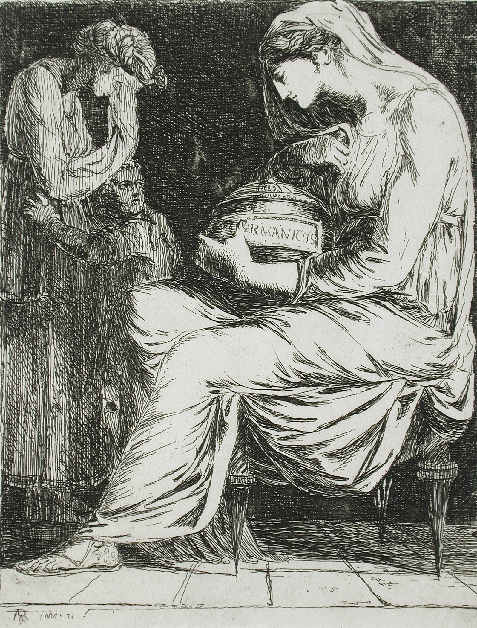Aggripina with the Ashes of Germanicus