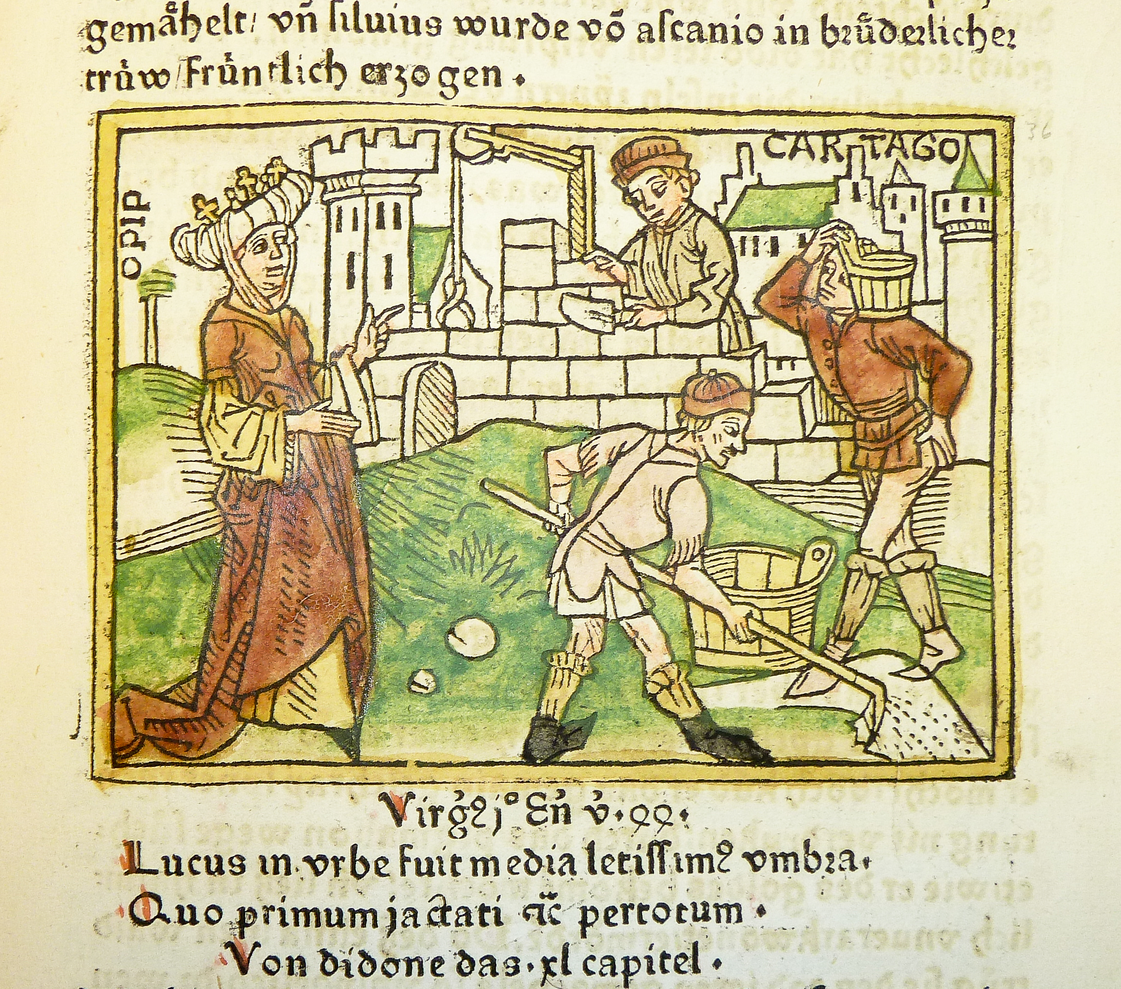 Dido founding Carthage