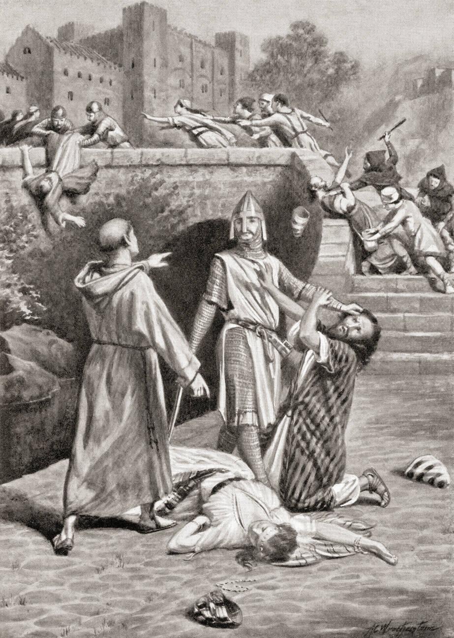 Bernard of Clairvaux defends the Jews during the second crusade