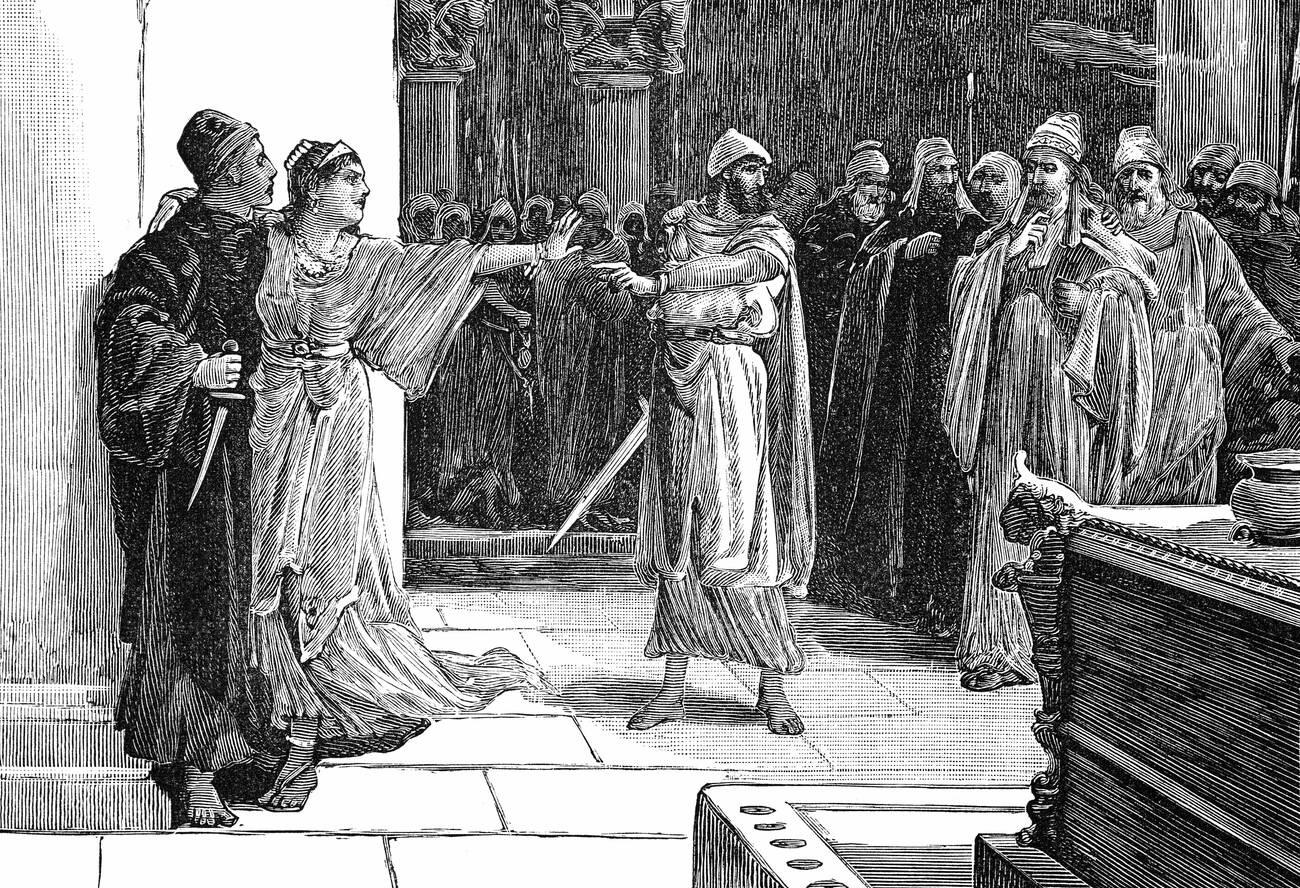 The Mother of Cyrus Saving His Life