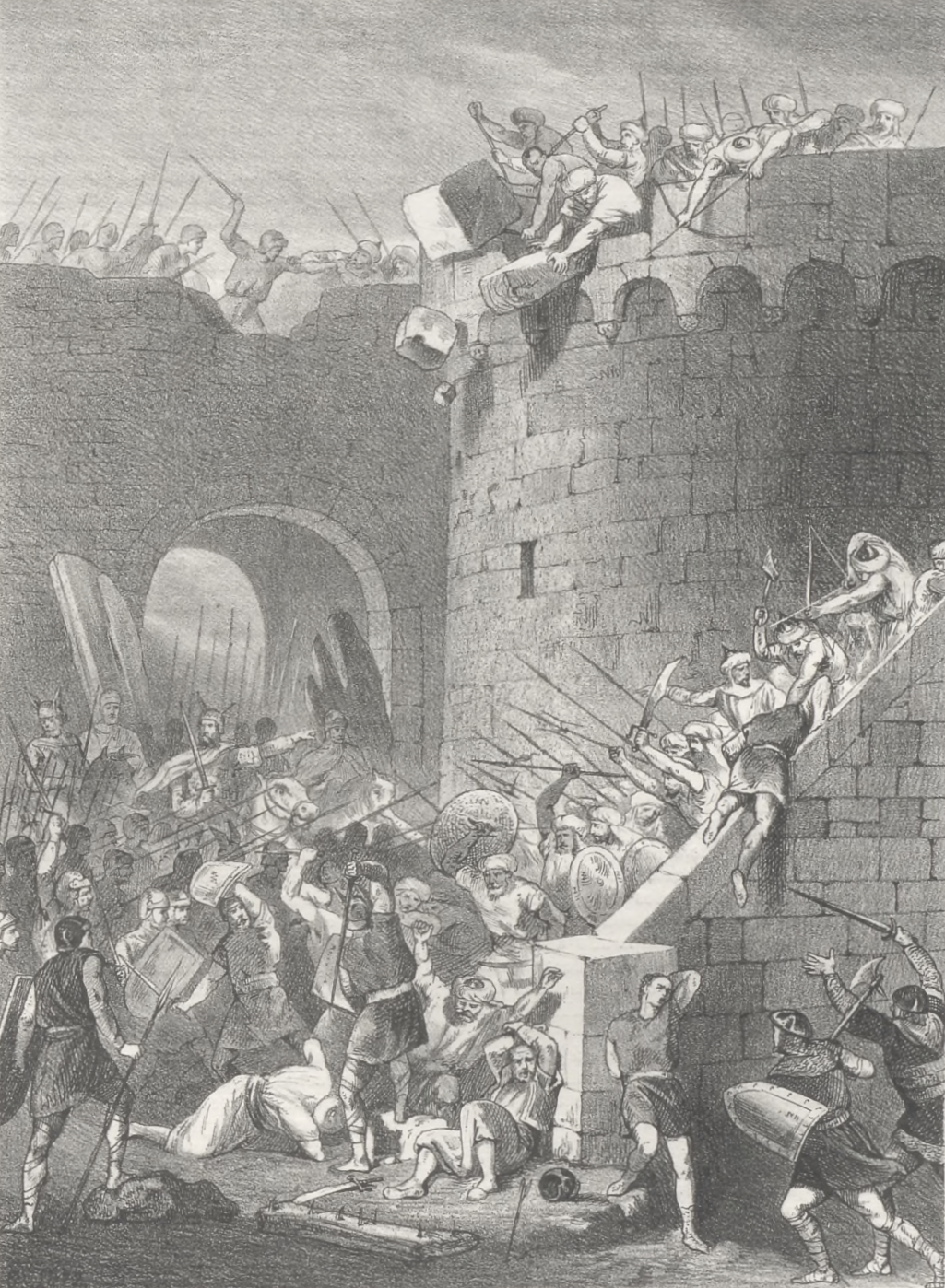 Conquest of Girona by Louis I