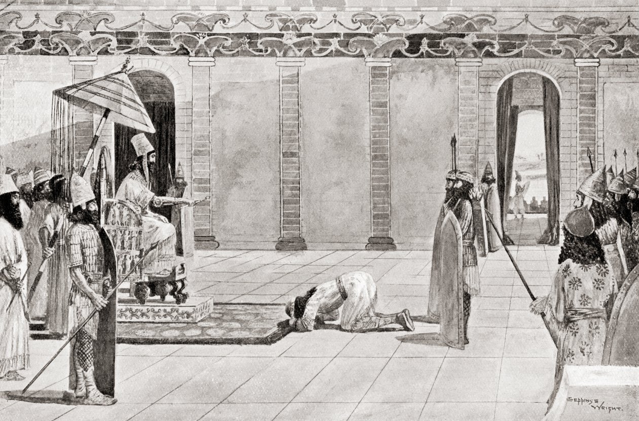 Nabonidus king of Babylonia, from Hutchinson's HOTN