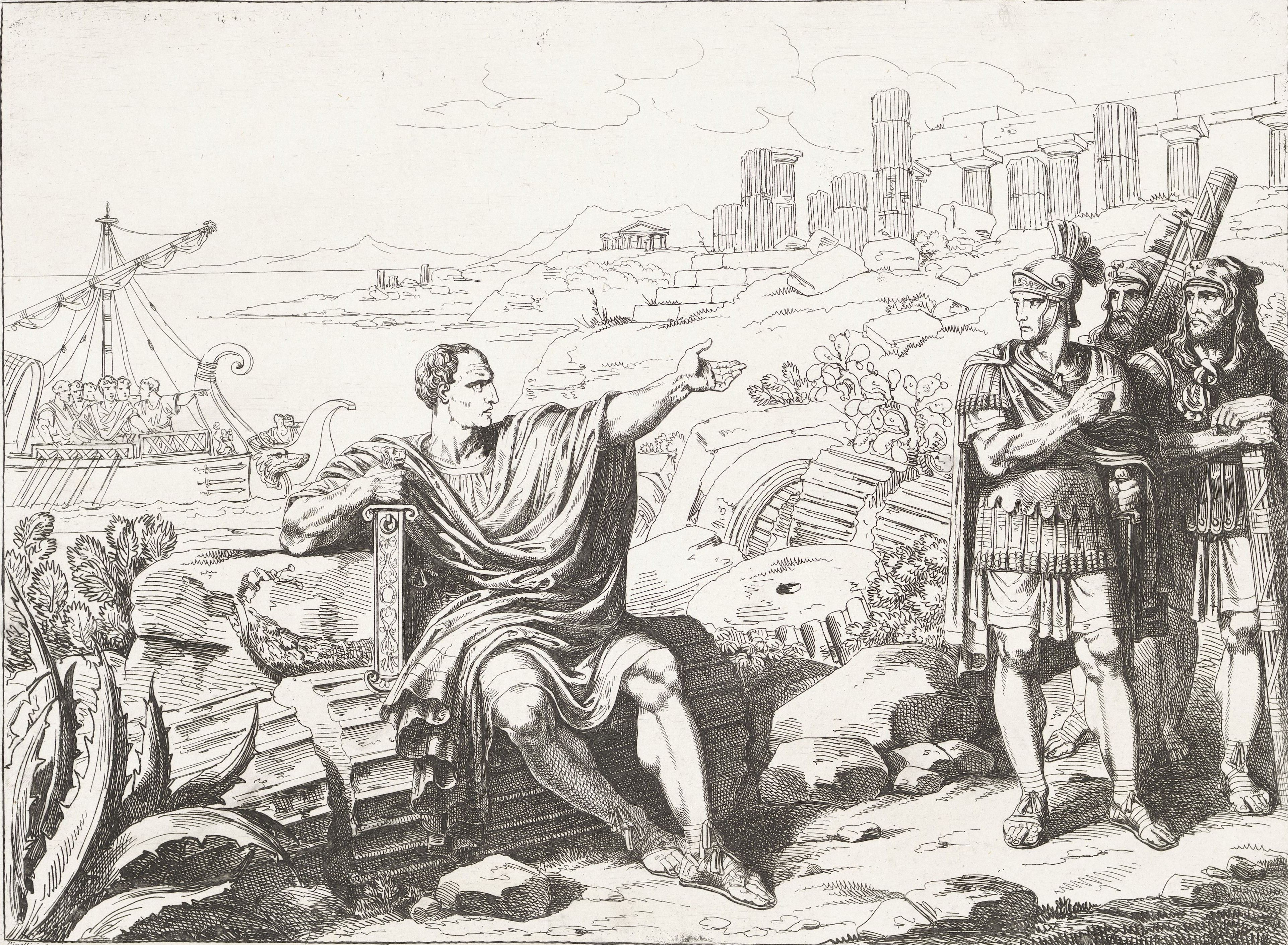 Gaius Marius sits on the ruins of Carthage Gaius Marius among the ruins of Carthage