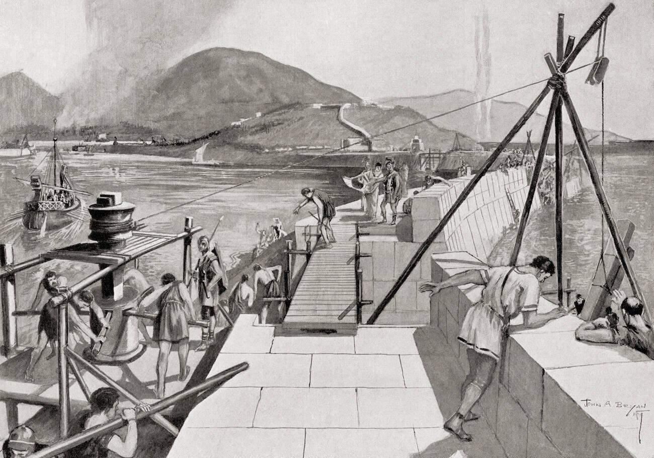 Construction of the Portus Julius