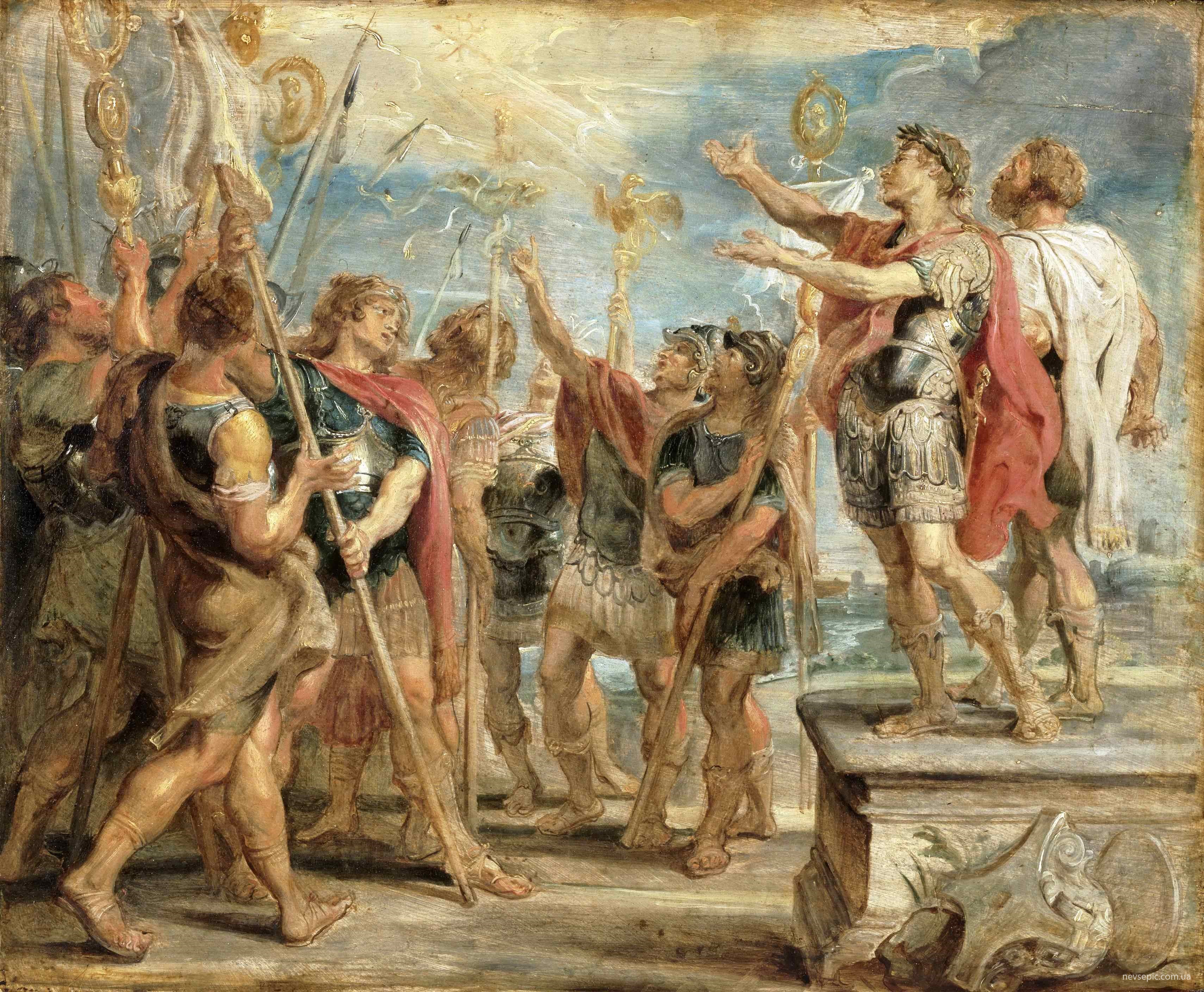 Christ's emblem appears to Constantine