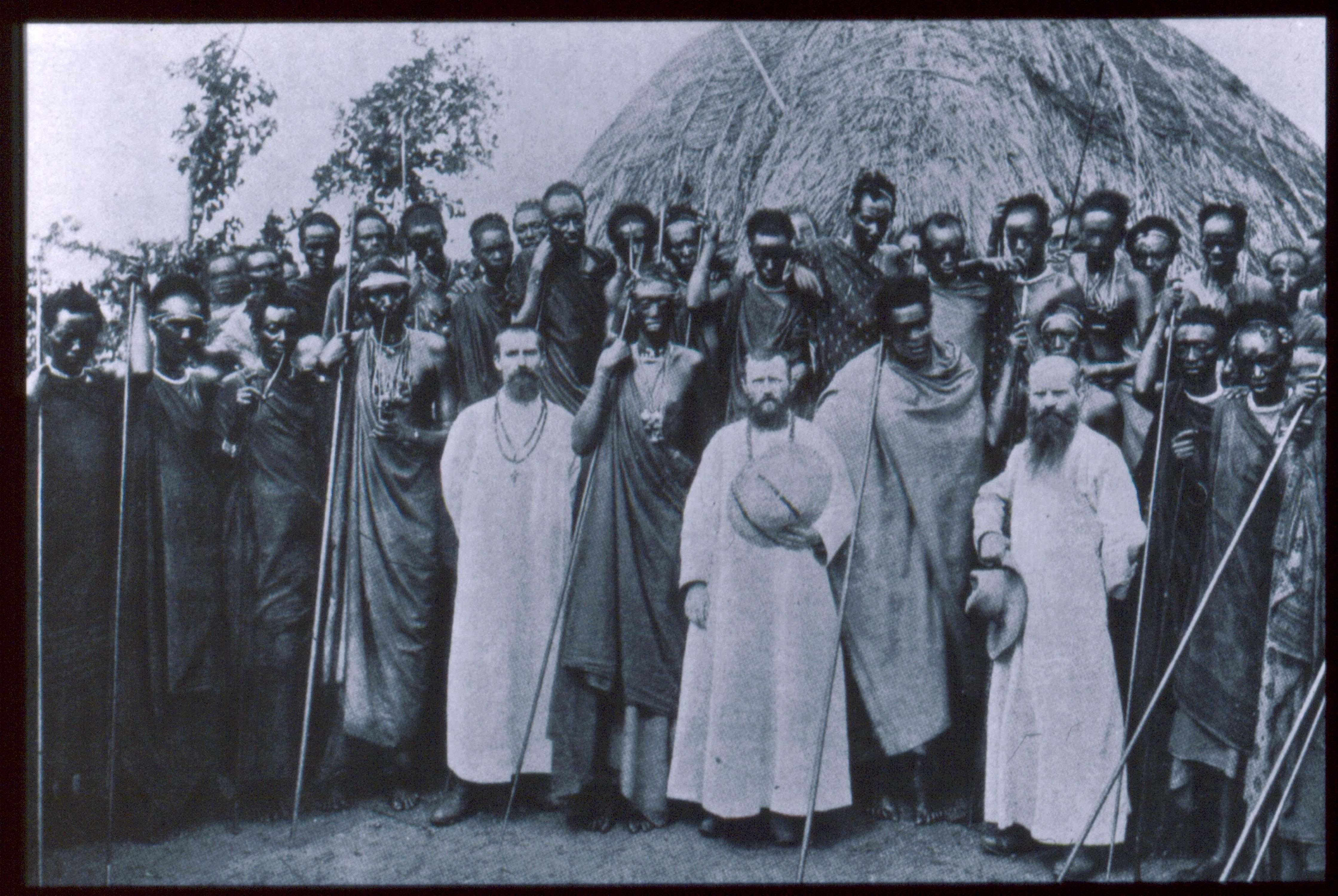 King Musinga with Missionaries