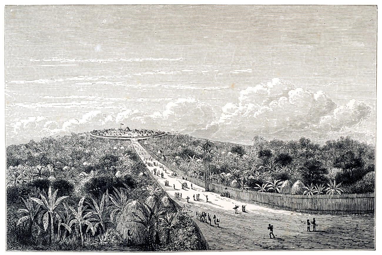 Rubaga, the new capital of the Emperor Mtesa