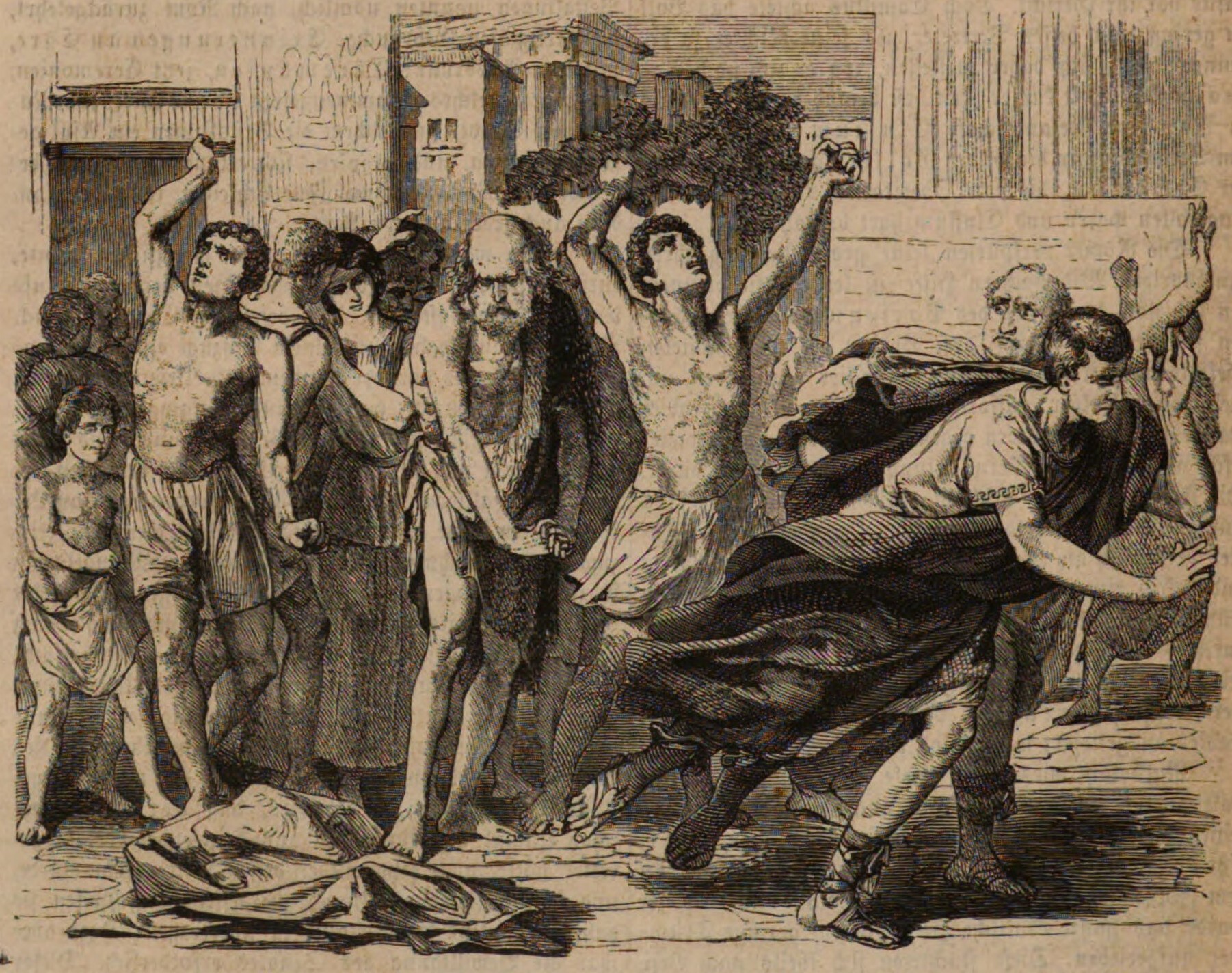 Uprising of the plebeyans (First secessio plebis)
