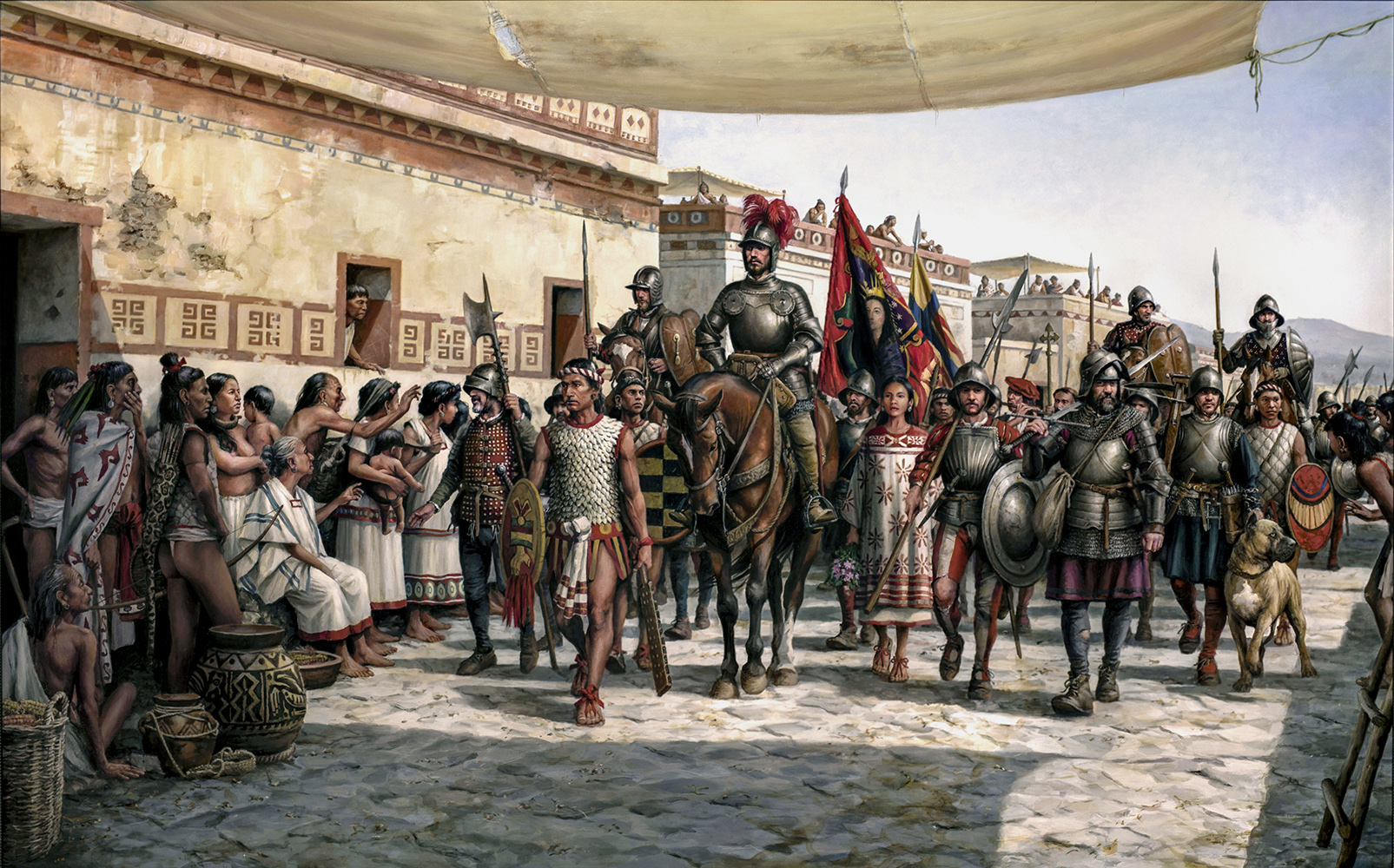 la entrada de Hernan Cortes en Tenochtitlan James Field