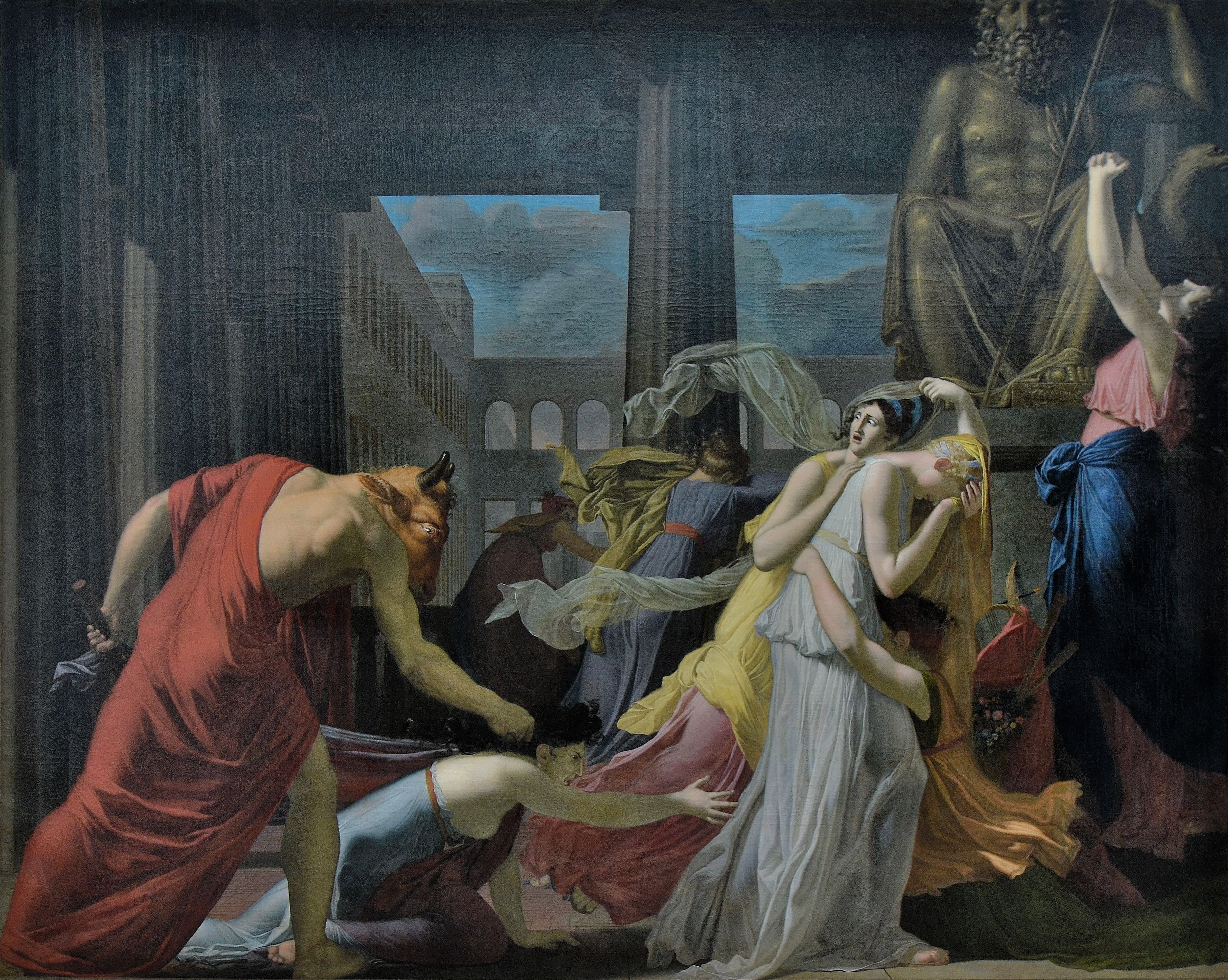 The Seven Athenians Delivered to the Minotaur