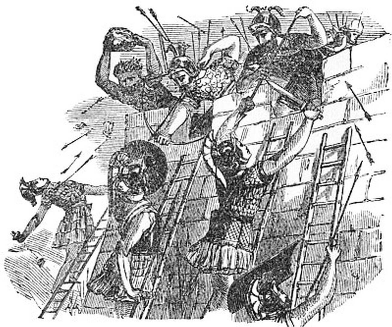 Pyrrhus assaults Lilybaeum