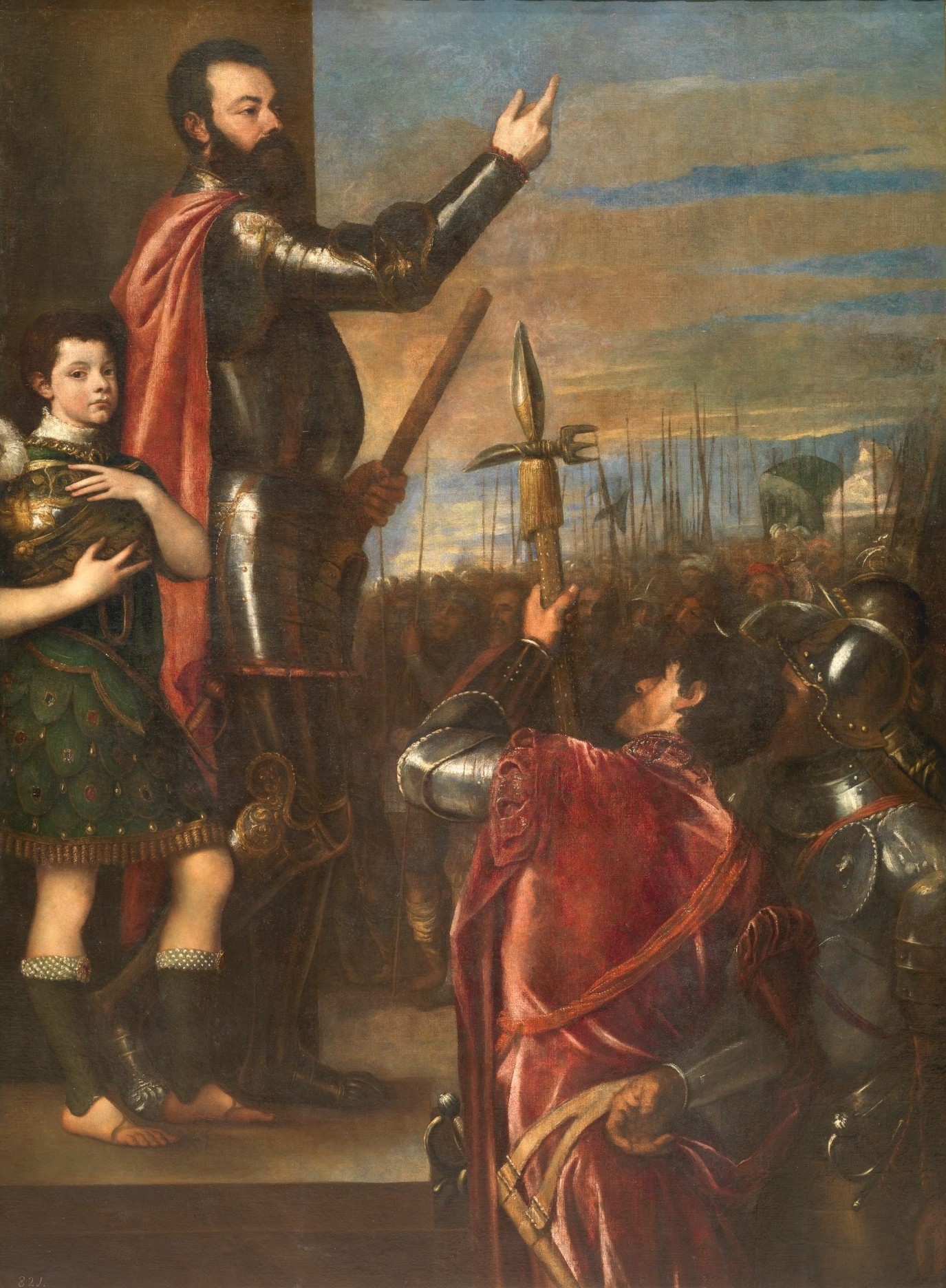 The Allocution of Marquis del Vasto to his Troops