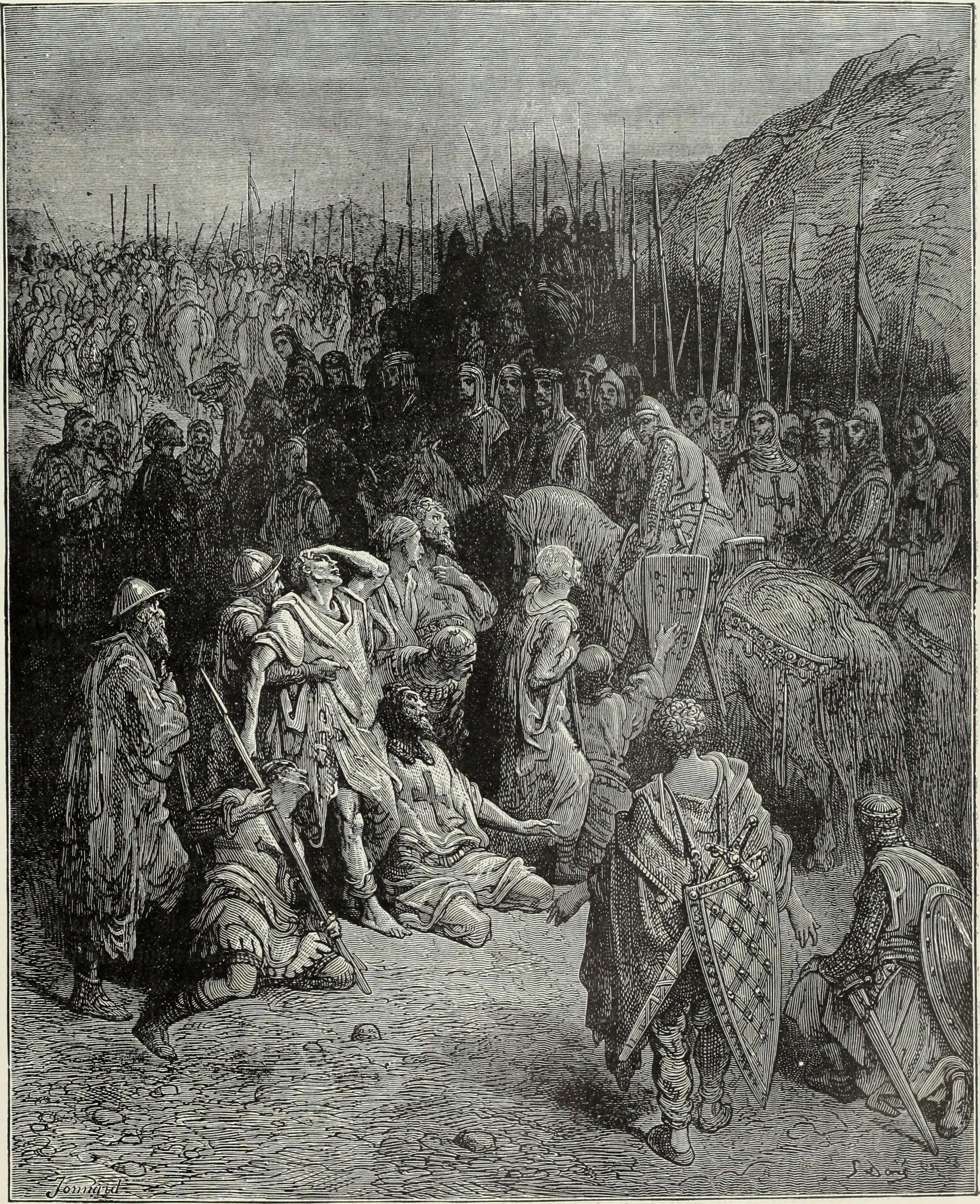 Godfrey Meeting the Remnant of Peter the Hermit's Army