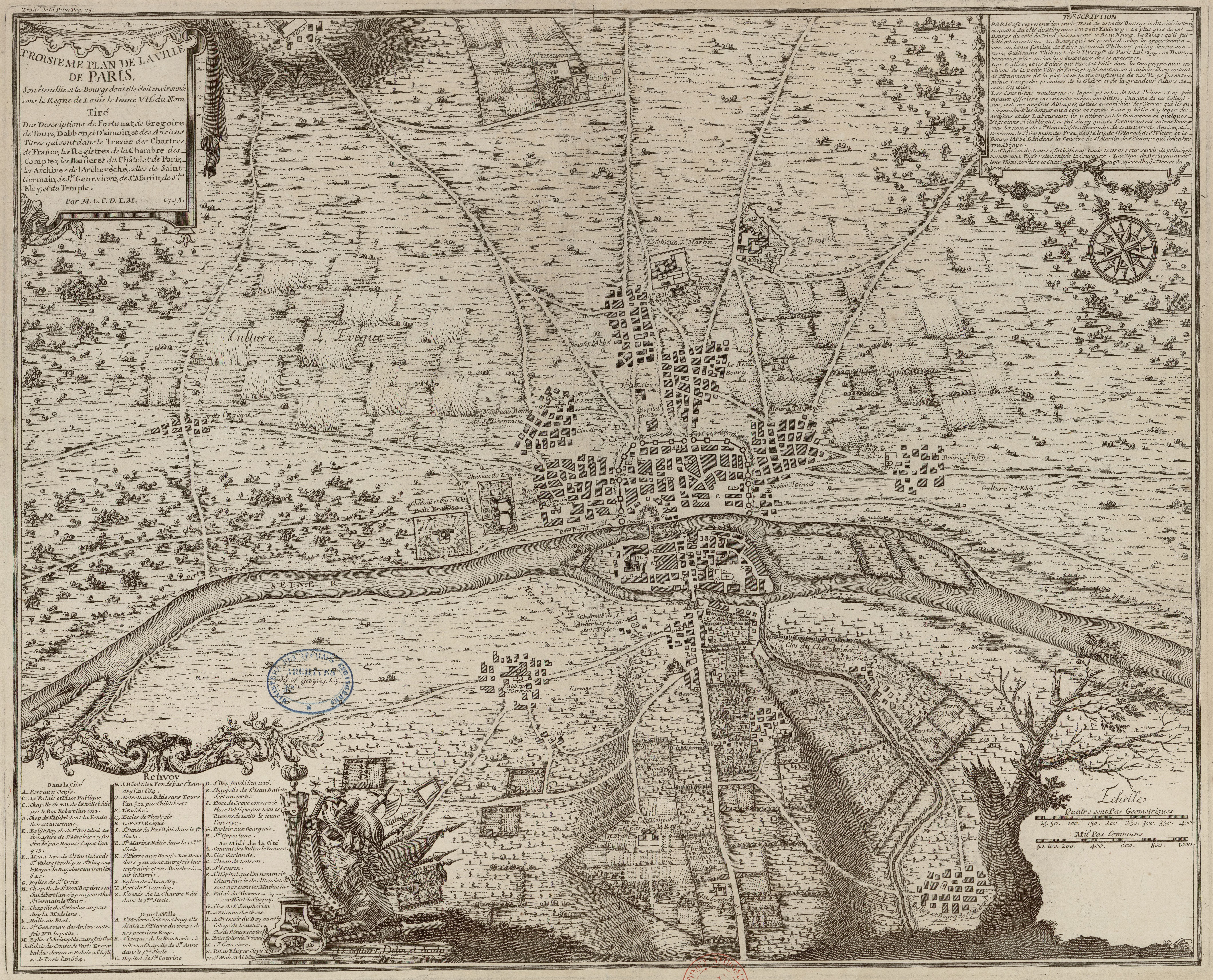 Third Map of the City of Paris