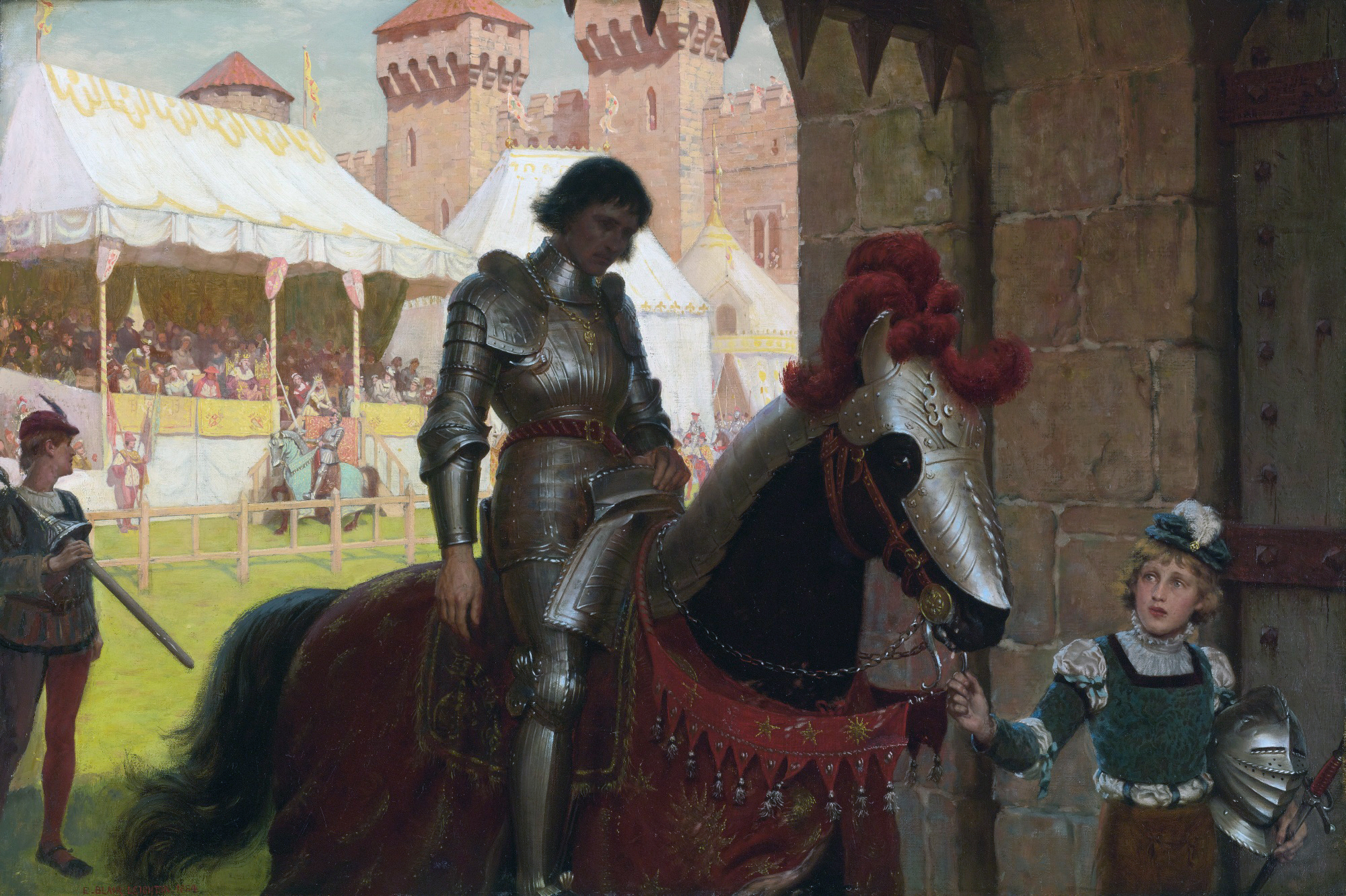 Vanquished, by Edmund Blair Leighton