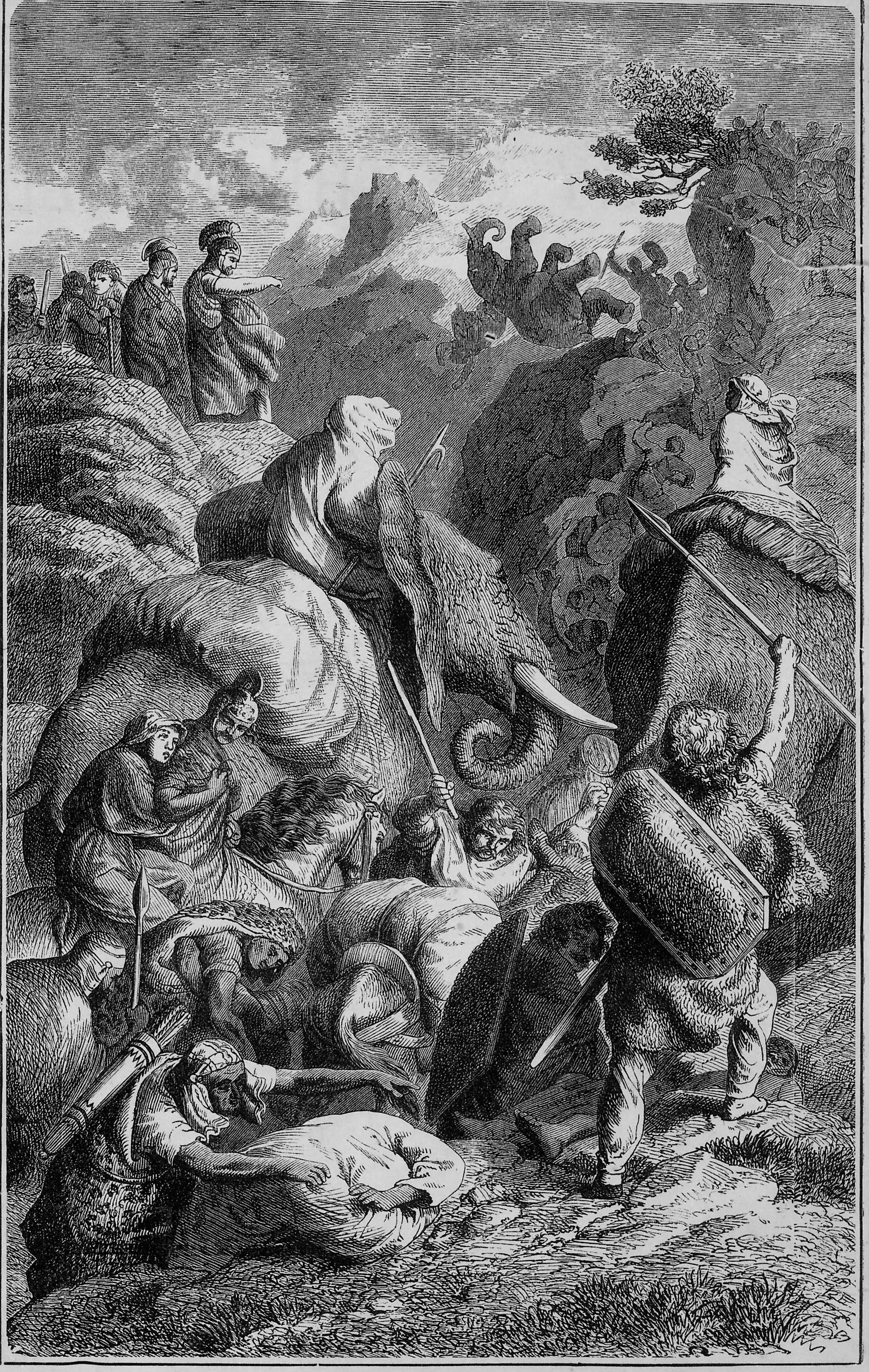 HANNIBAL CROSSING THE ALPS