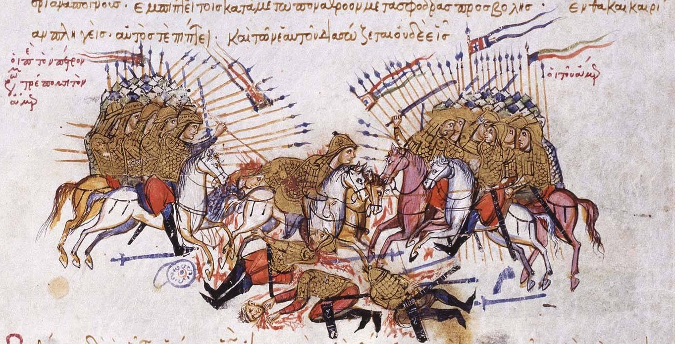 Battle of Lalakaon, Fighting between Byzantines and Arabs