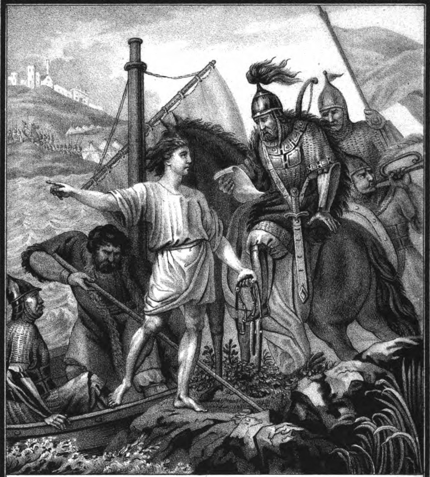 Heroic Deed of a Young Man in Kiev, Against Pechenegs in Siege of Kiev