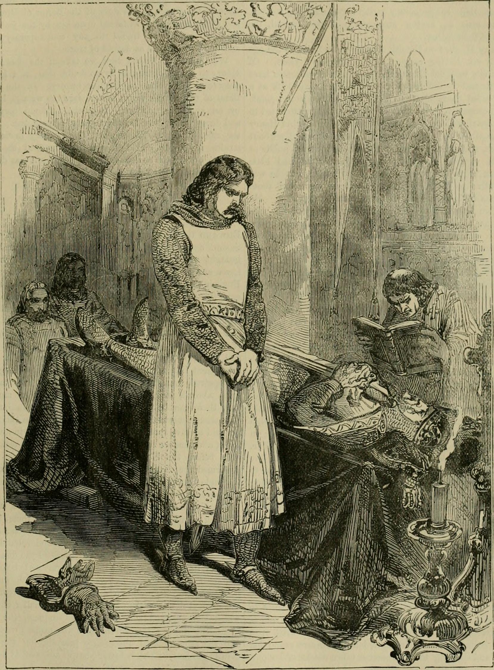 Richard the Lionheart beside the Dead Body of his Father