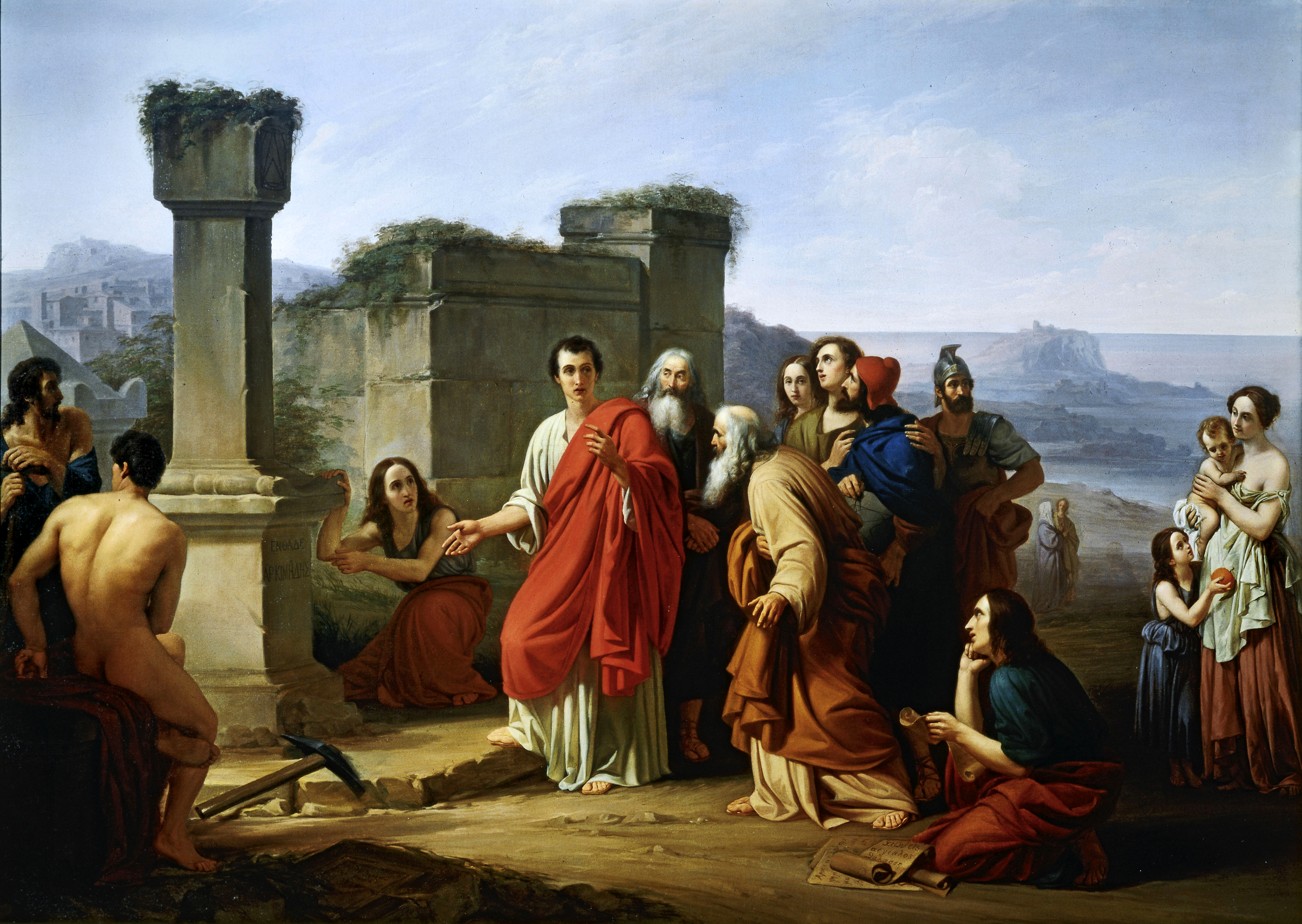 Cicero discovering tomb of Archimedes