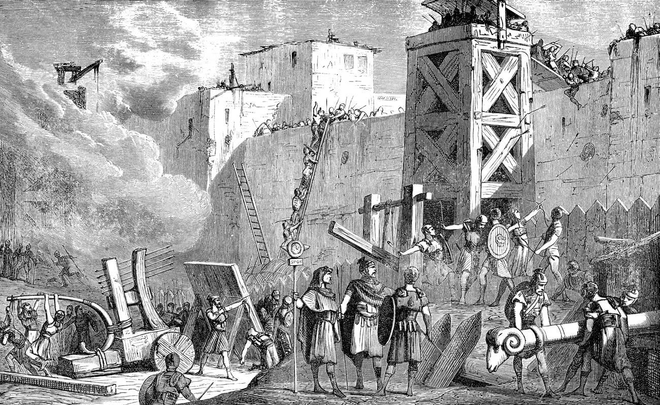 The Siege of Jerusalem by the Roman army