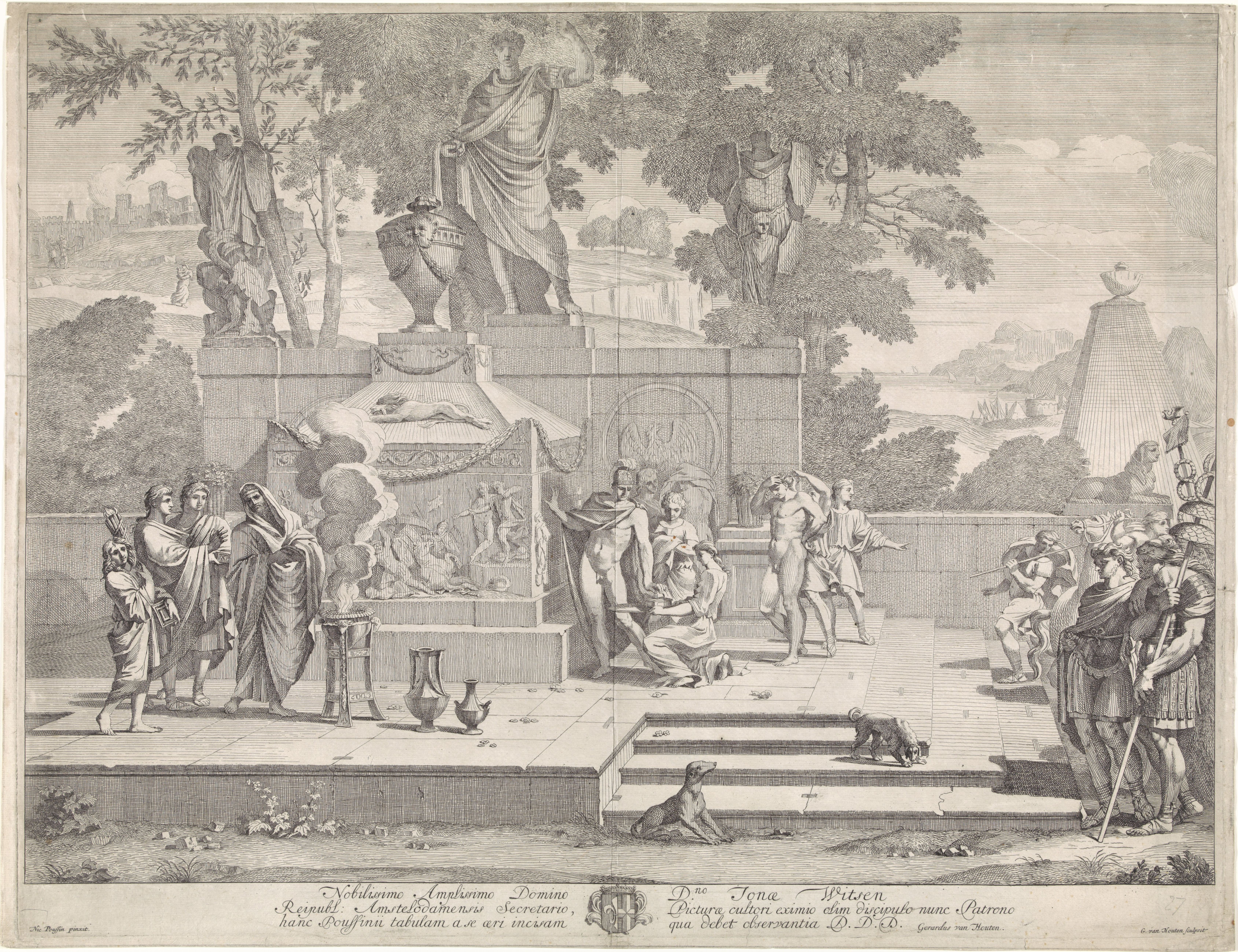 Caesar before the tomb of Alexander