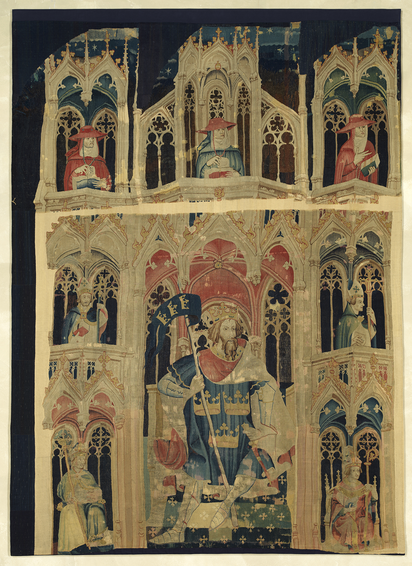 King Arthur (from the Heroes Tapestries) South Netherlandish