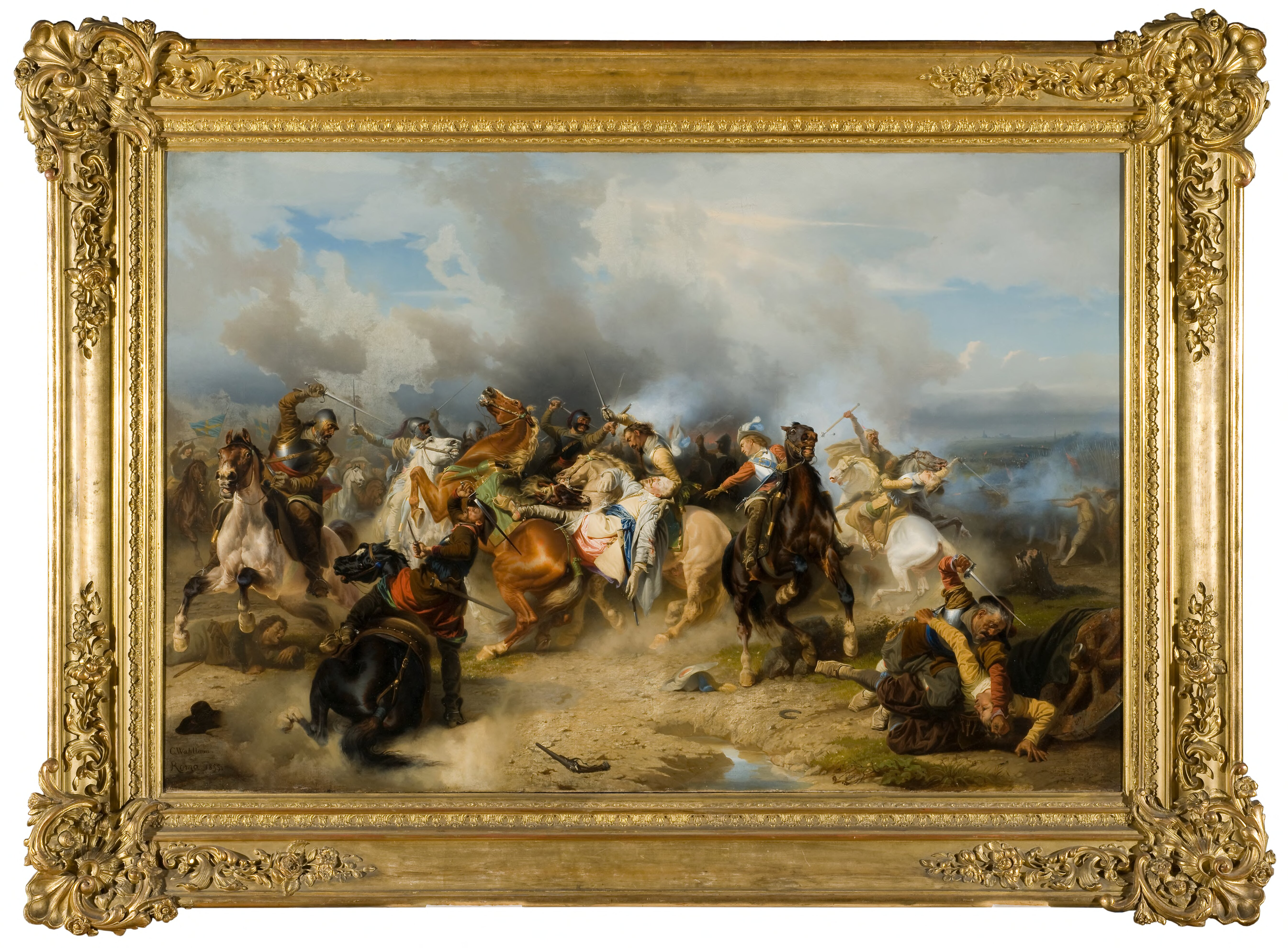 Death of King Gustav II Adolf at the Battle of Lützen