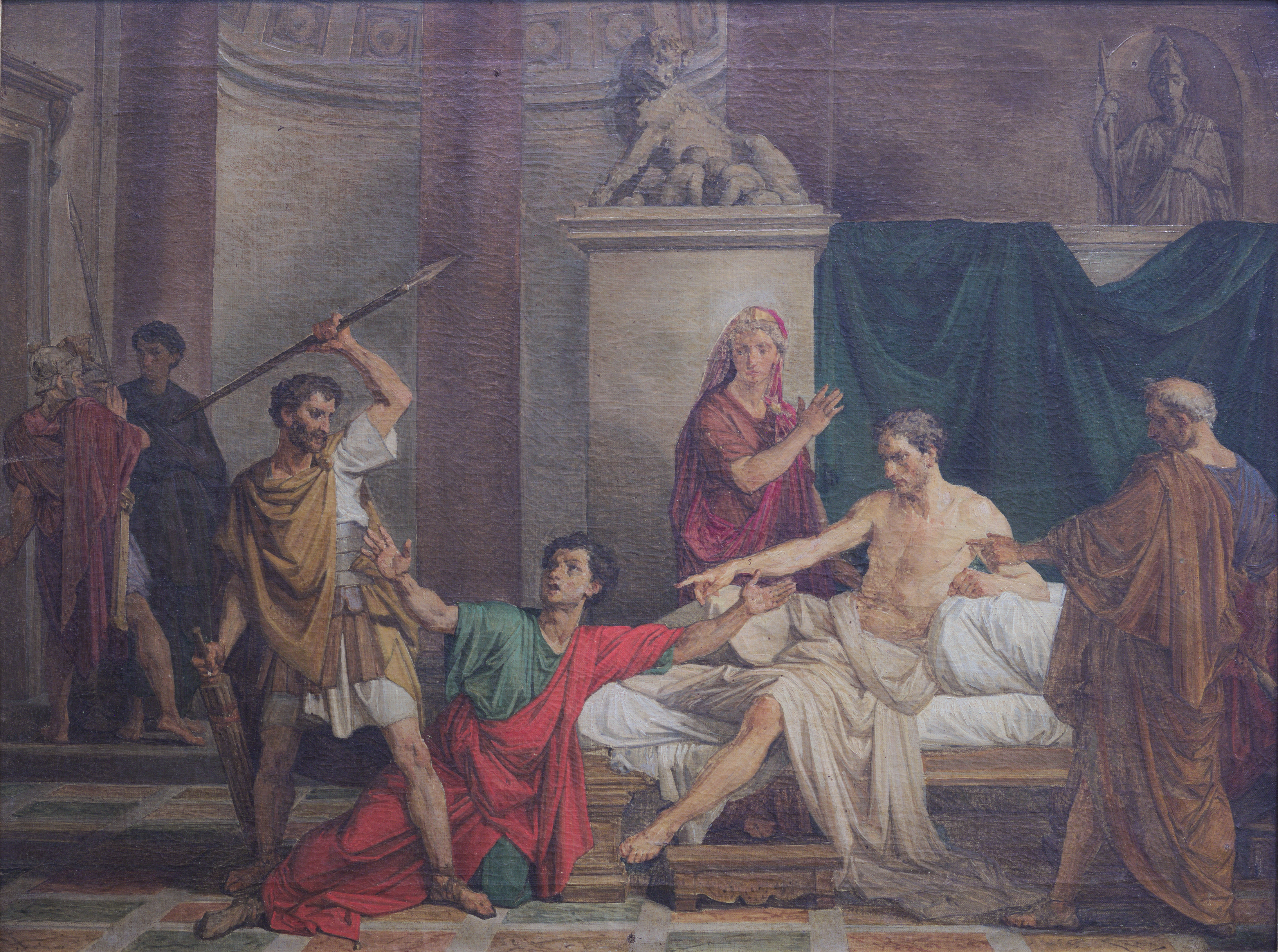 Emperor Claudius has his legate Asiaticus assassinated