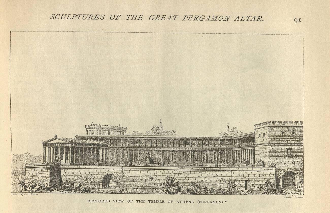 Reconstruction of The Sanctuary of Athena at Pergamon