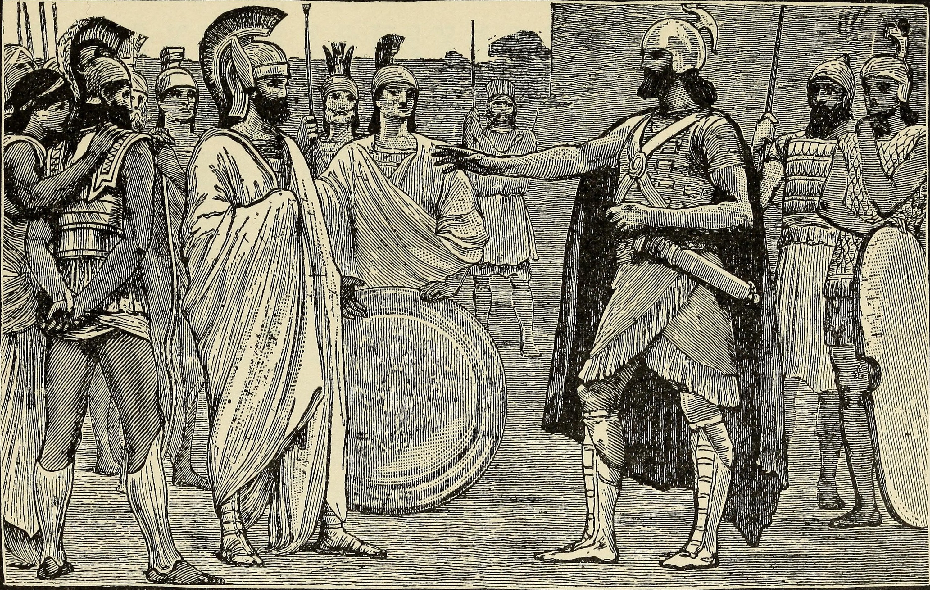 Pyrrhus Meeting Spartan Ambassadors