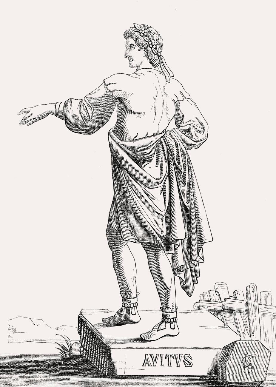 Marcus Maecilius Flavius Eparchius Avitus, Western Roman Emperor