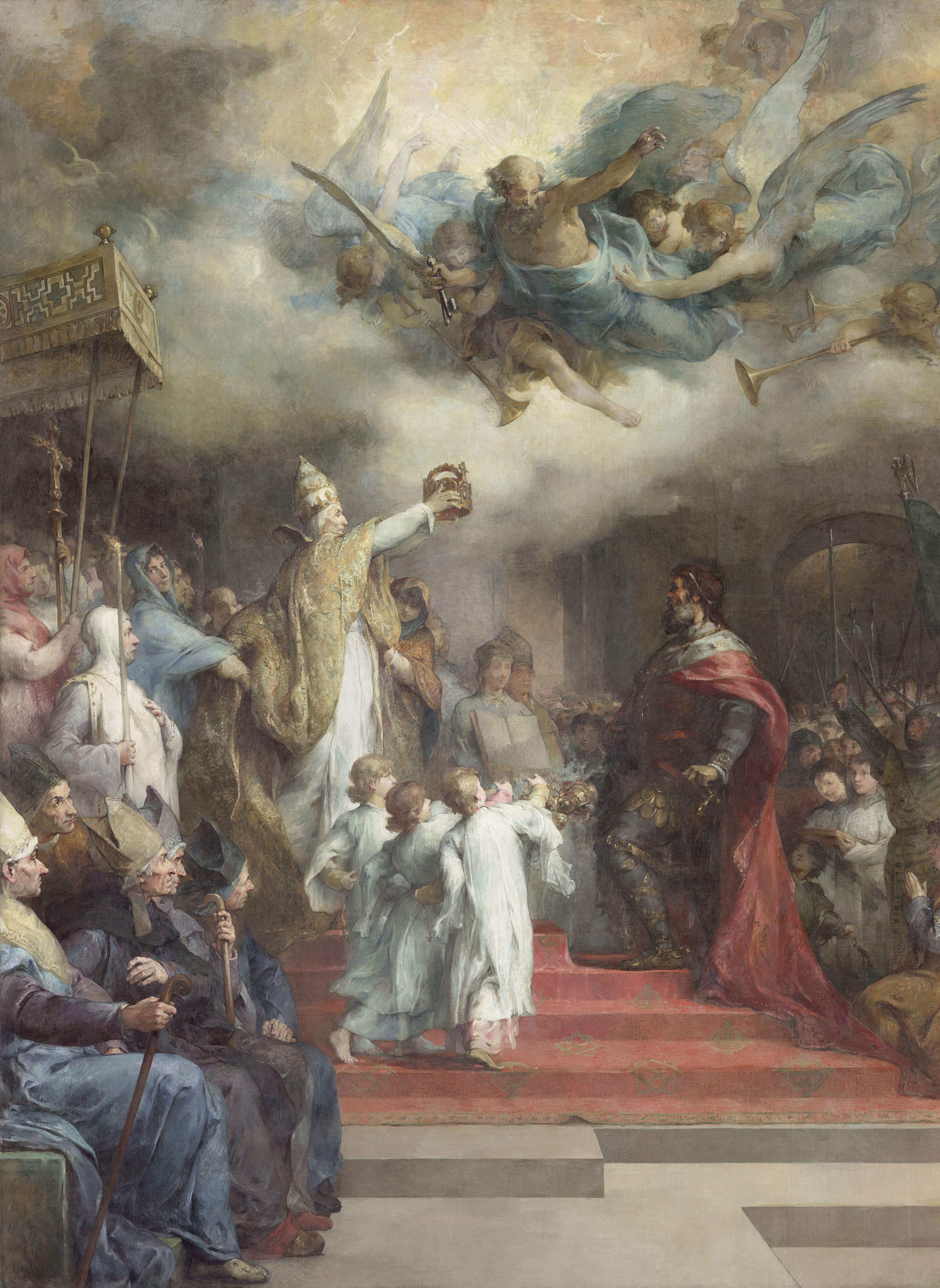 Coronation of Charlemagne (detail 2)