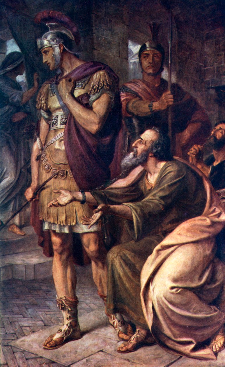 St Paul at Rome, Frederic Shields