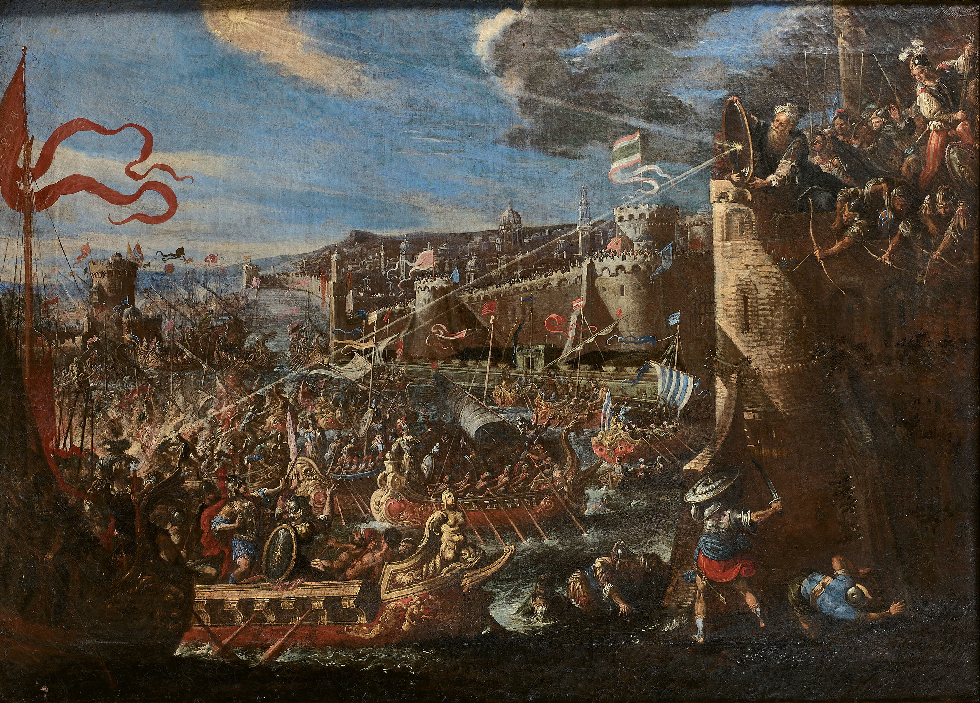 Archimedes at the Siege of Syracuse, attributed to Scipione COMPAGNO