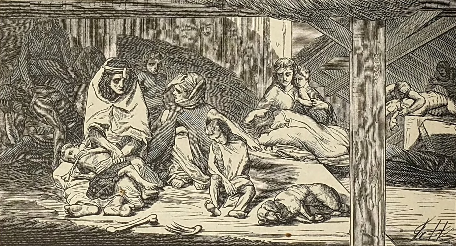 Plague and famine in Germany