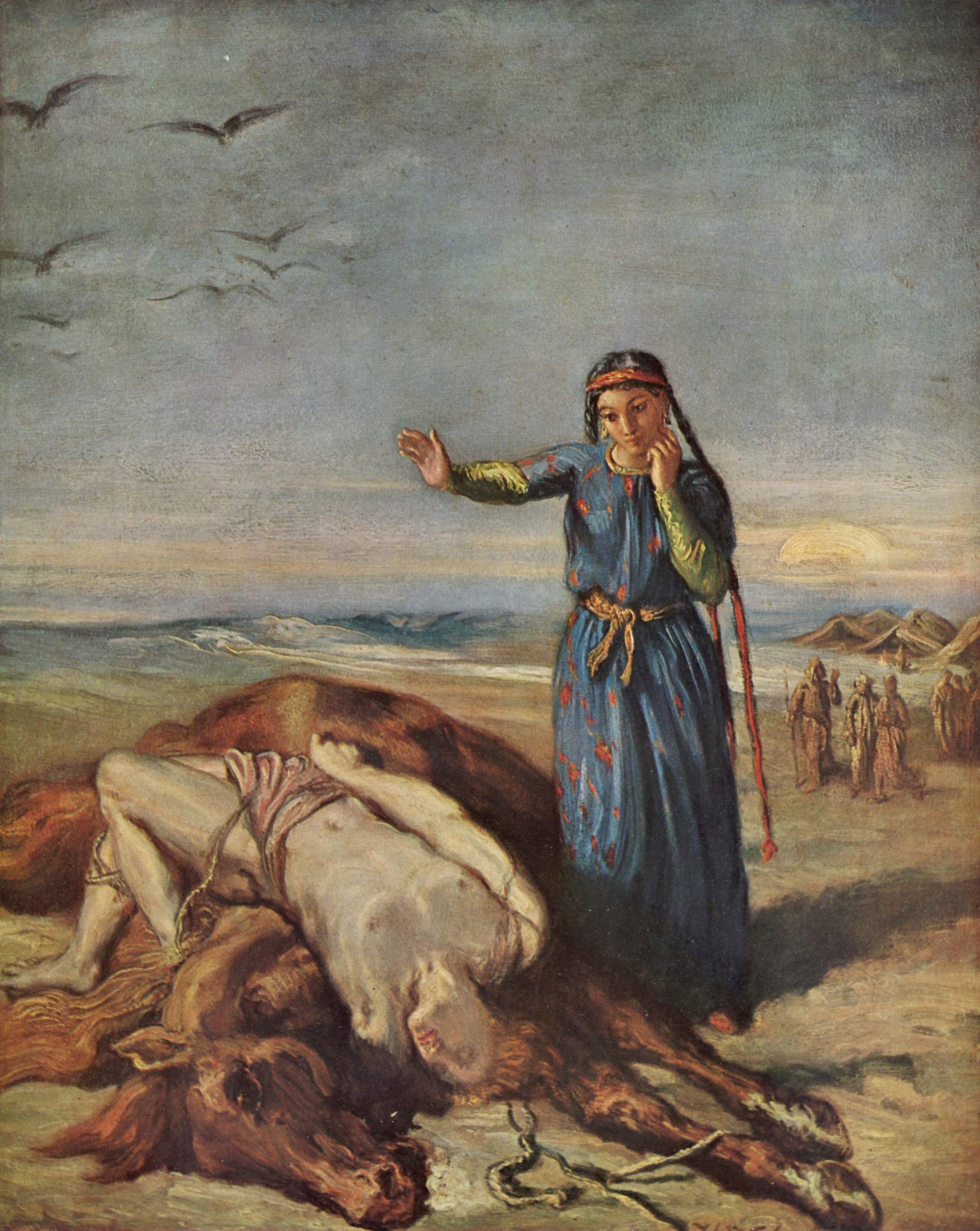 Cossack girl at Mazeppa's corpse