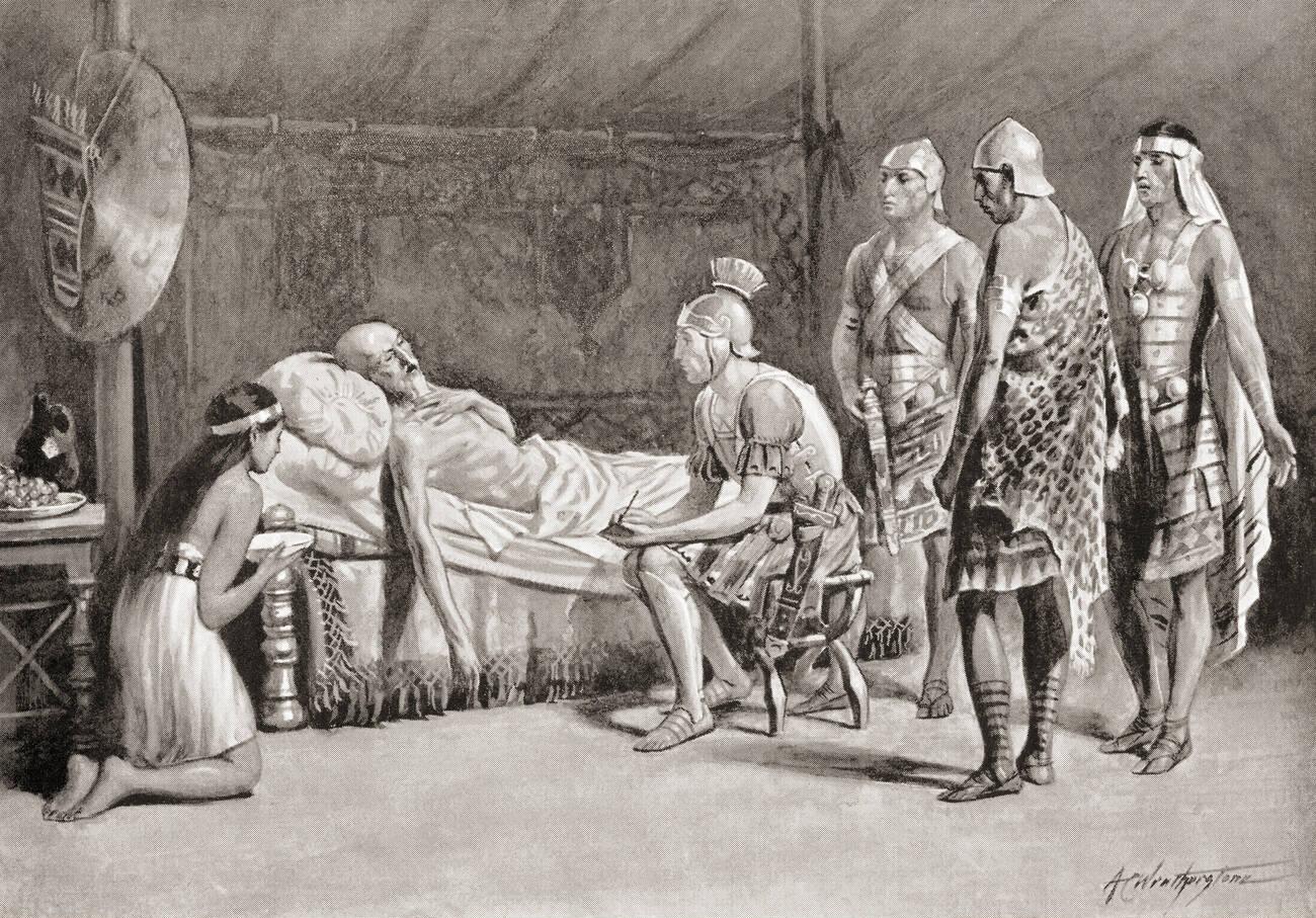 Scipio at the deathbed of Masinissa