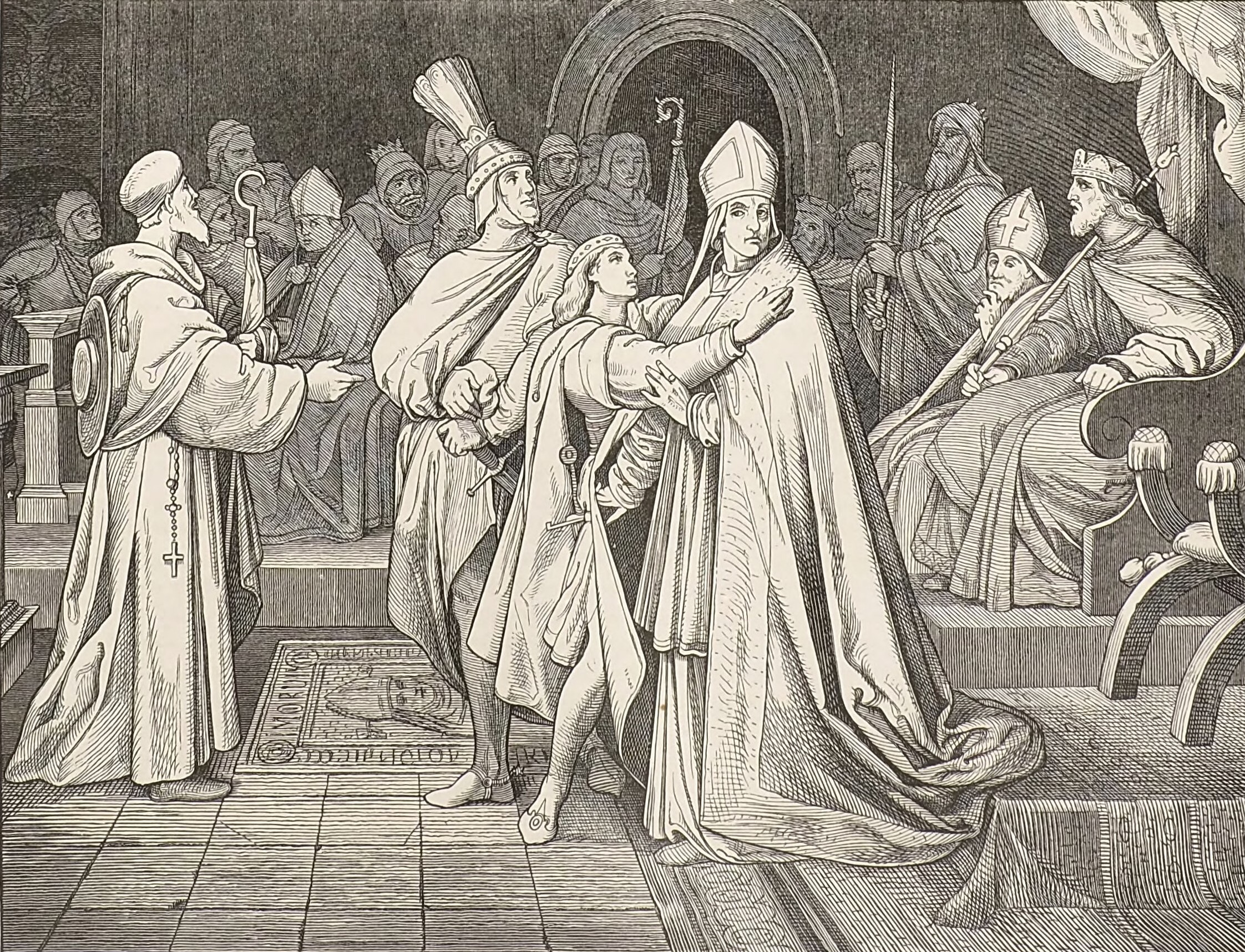 The Archbishop of Cologne and the Abbot of Fulda