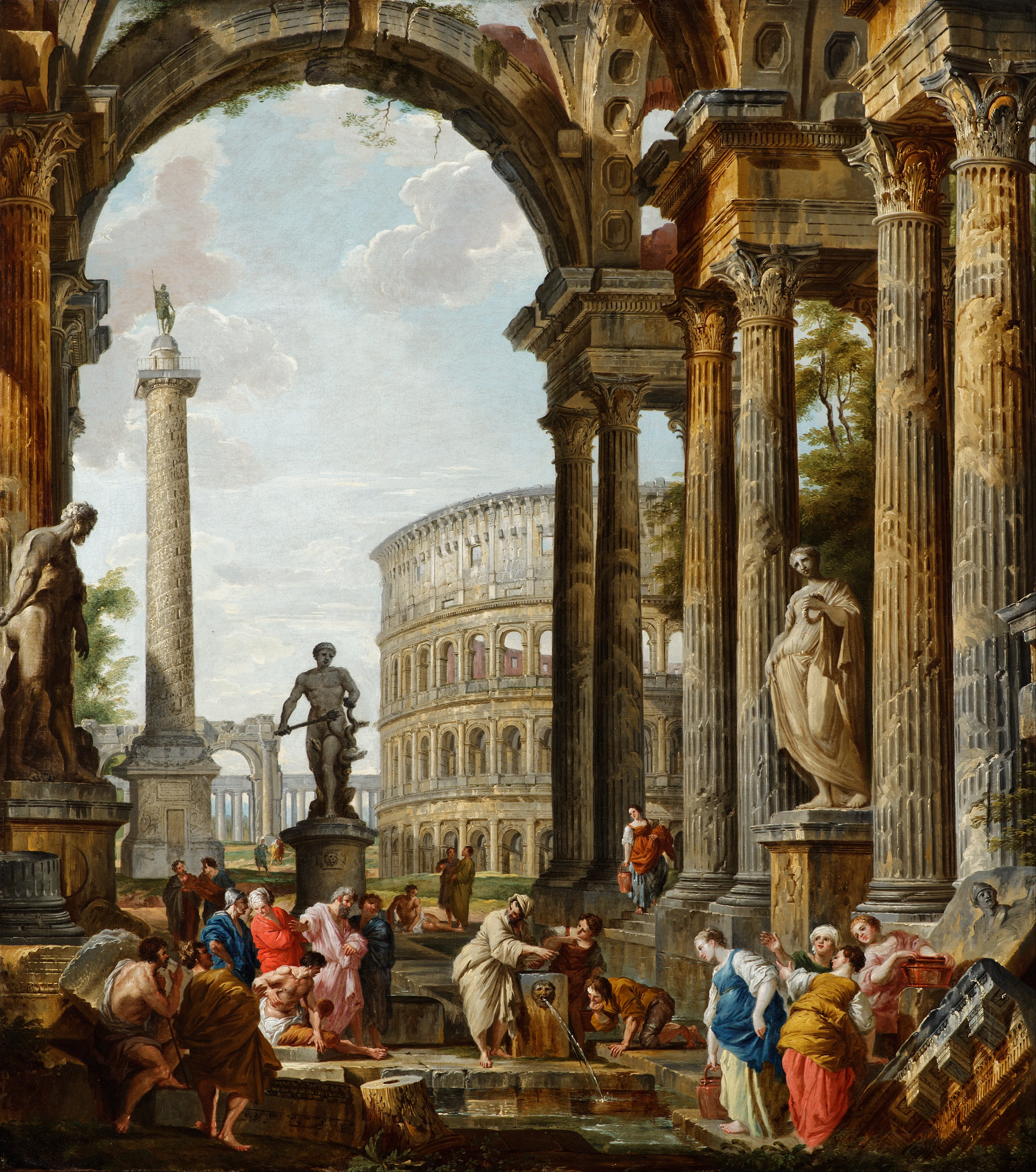 The Philosopher Diogenes Throwing Down His Bowl