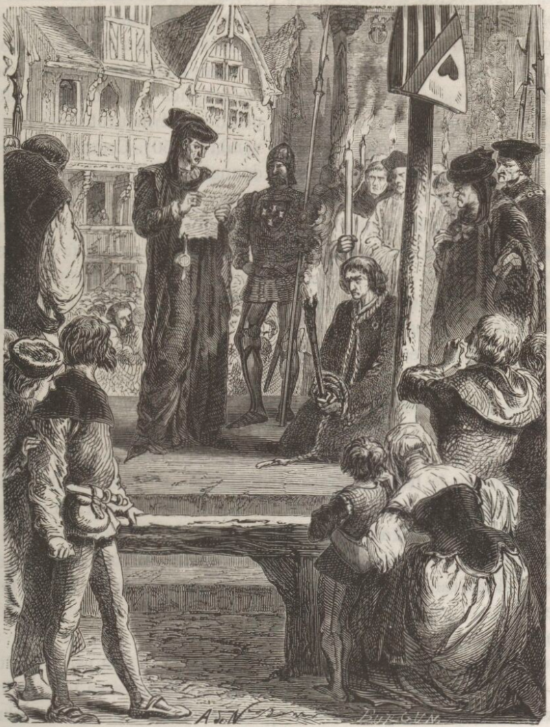 Execution of Jacques Coeur in Poitiers
