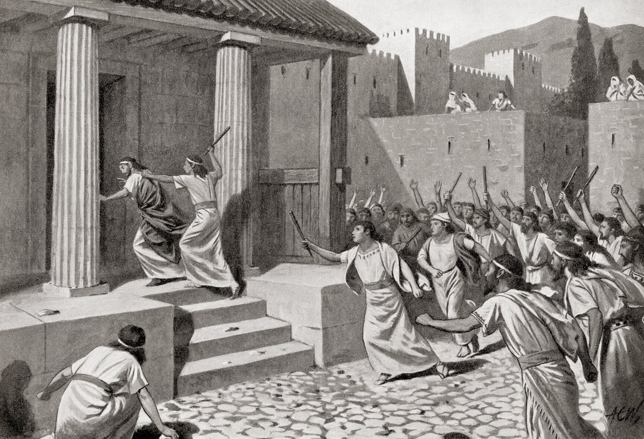 Alcancer Attacking Lycurgus