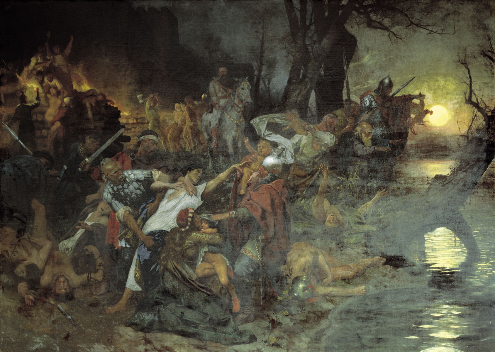 Svyatoslav's Fighters in the Battle of Silistria