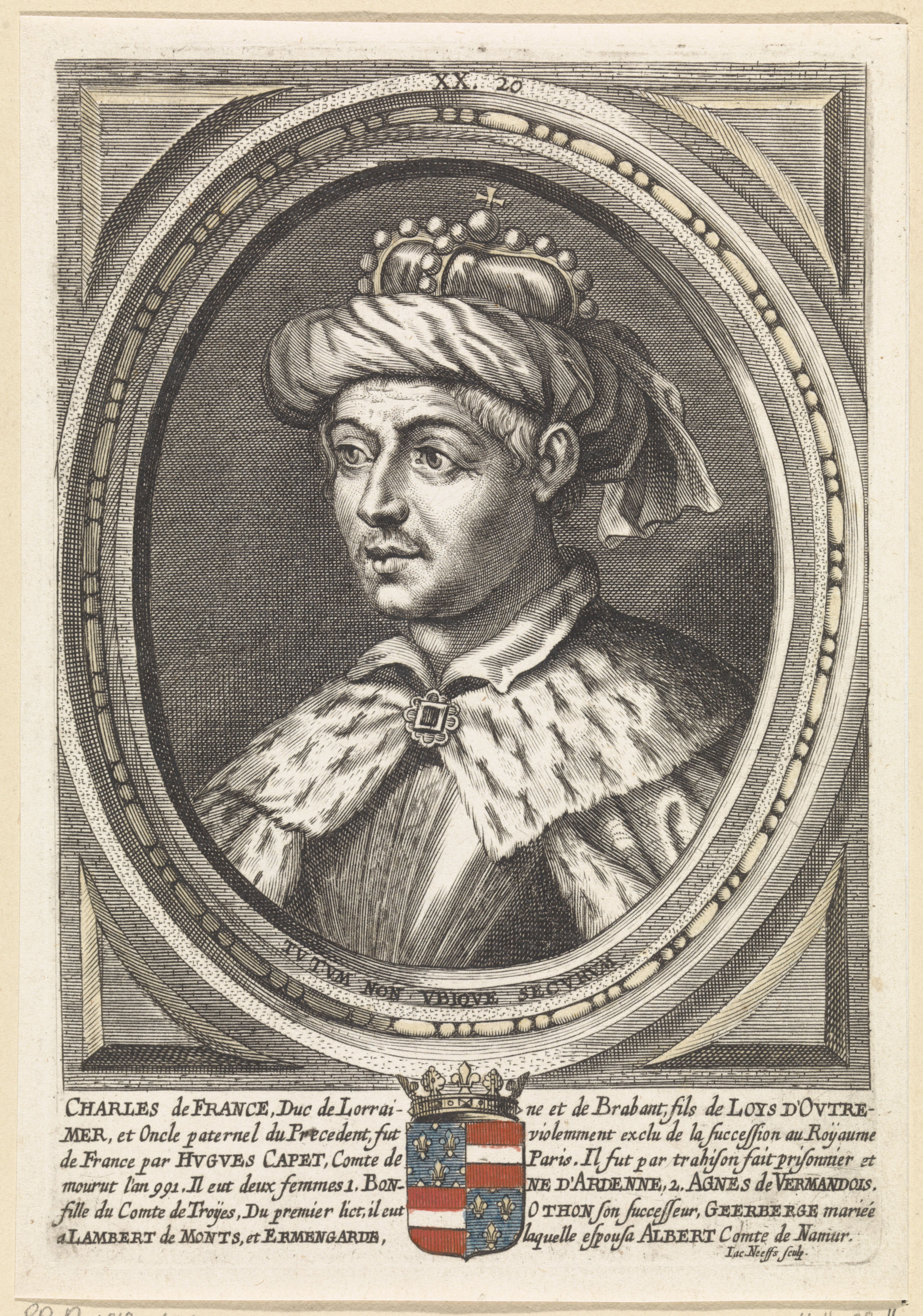 Portrait of Duke Charles of Lower Lorraine