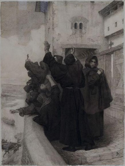 Raiders at the Monastery of Saint-Martin of Tours