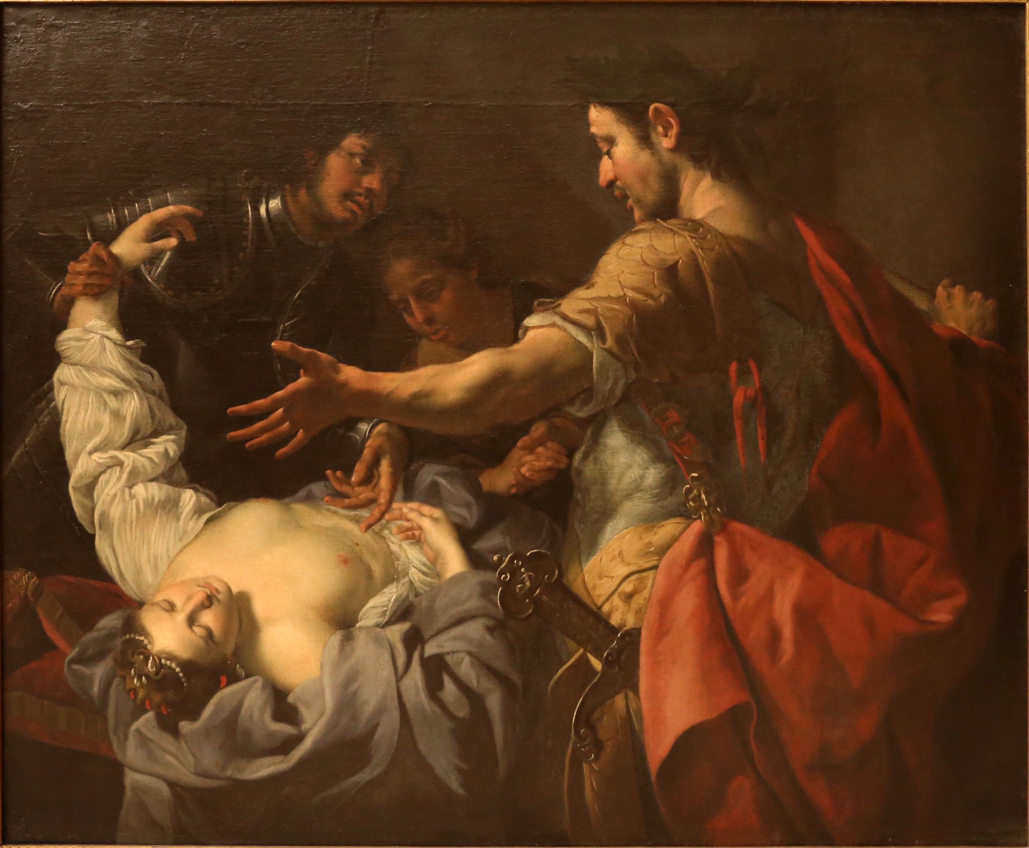 Nero before the dead body of Agrippina