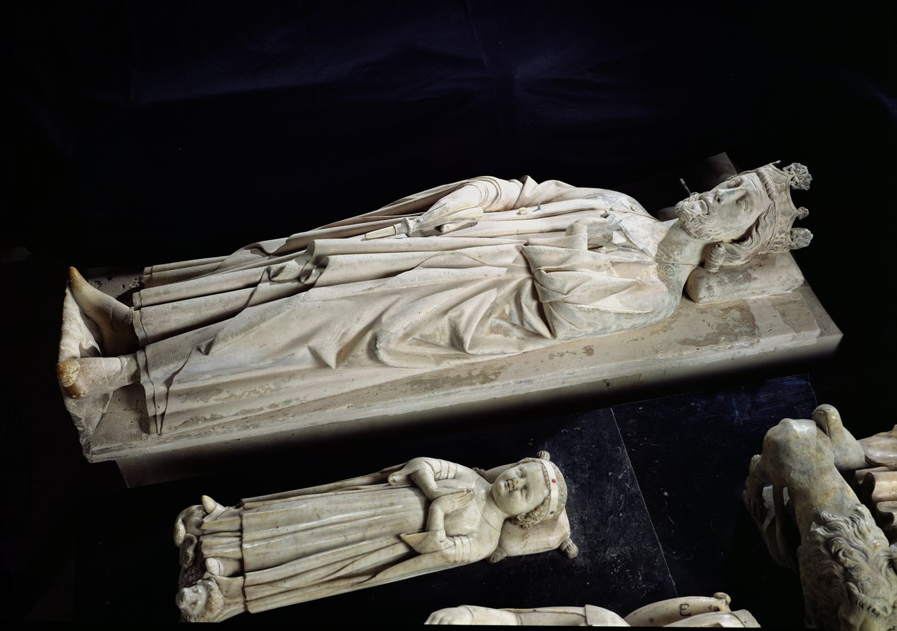 Tombs of Robert II (c.970-1031) the Pious and Jean I (b & d 1316) the Posthumous, 13th-14th century