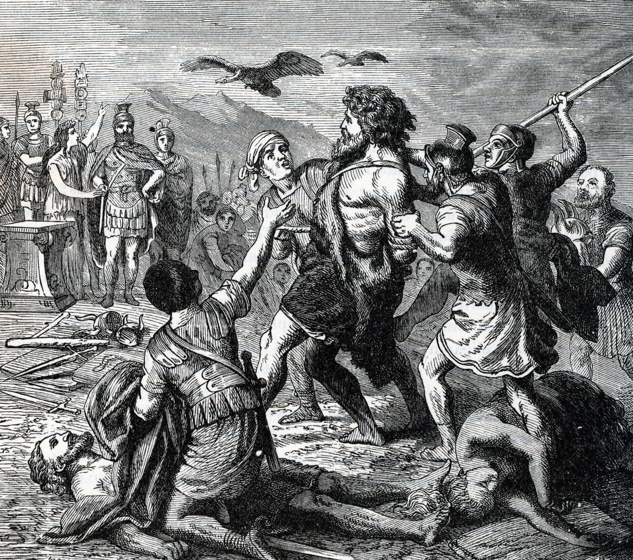 Capture of Tetobod after Battle of Aquae Sextiae