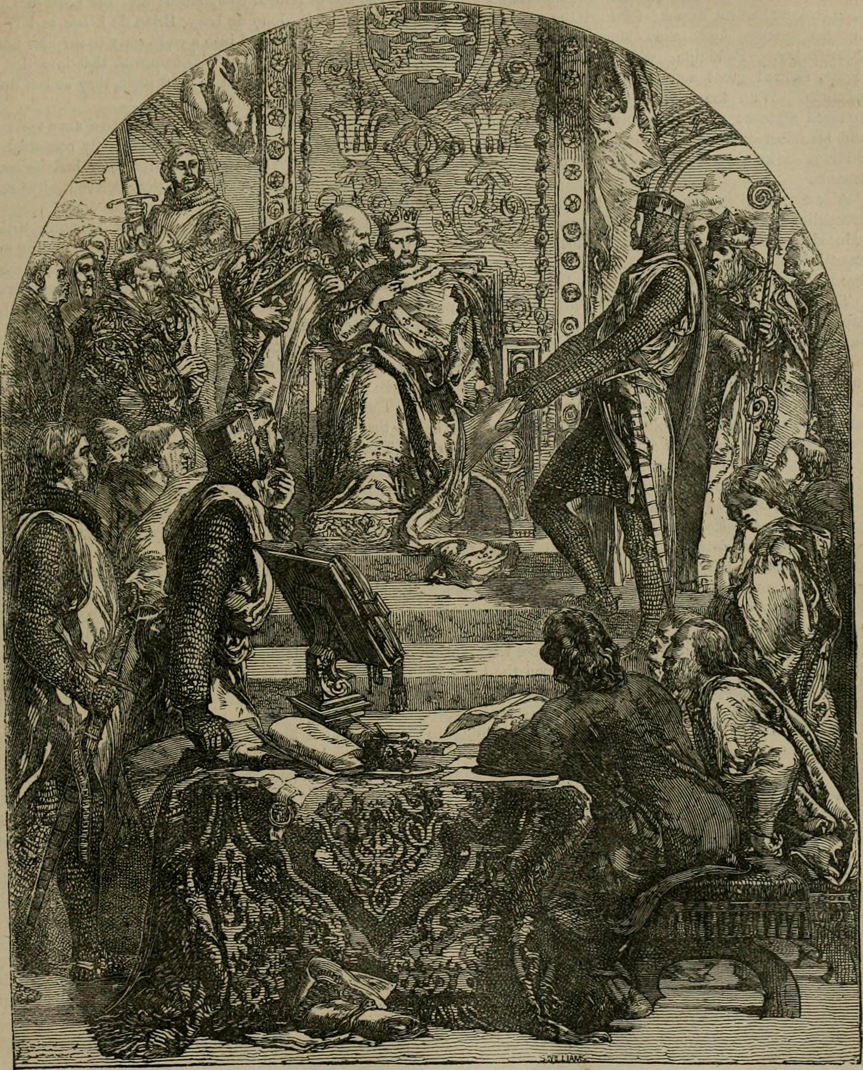 The Barons Enforcing their Rights from Henry III